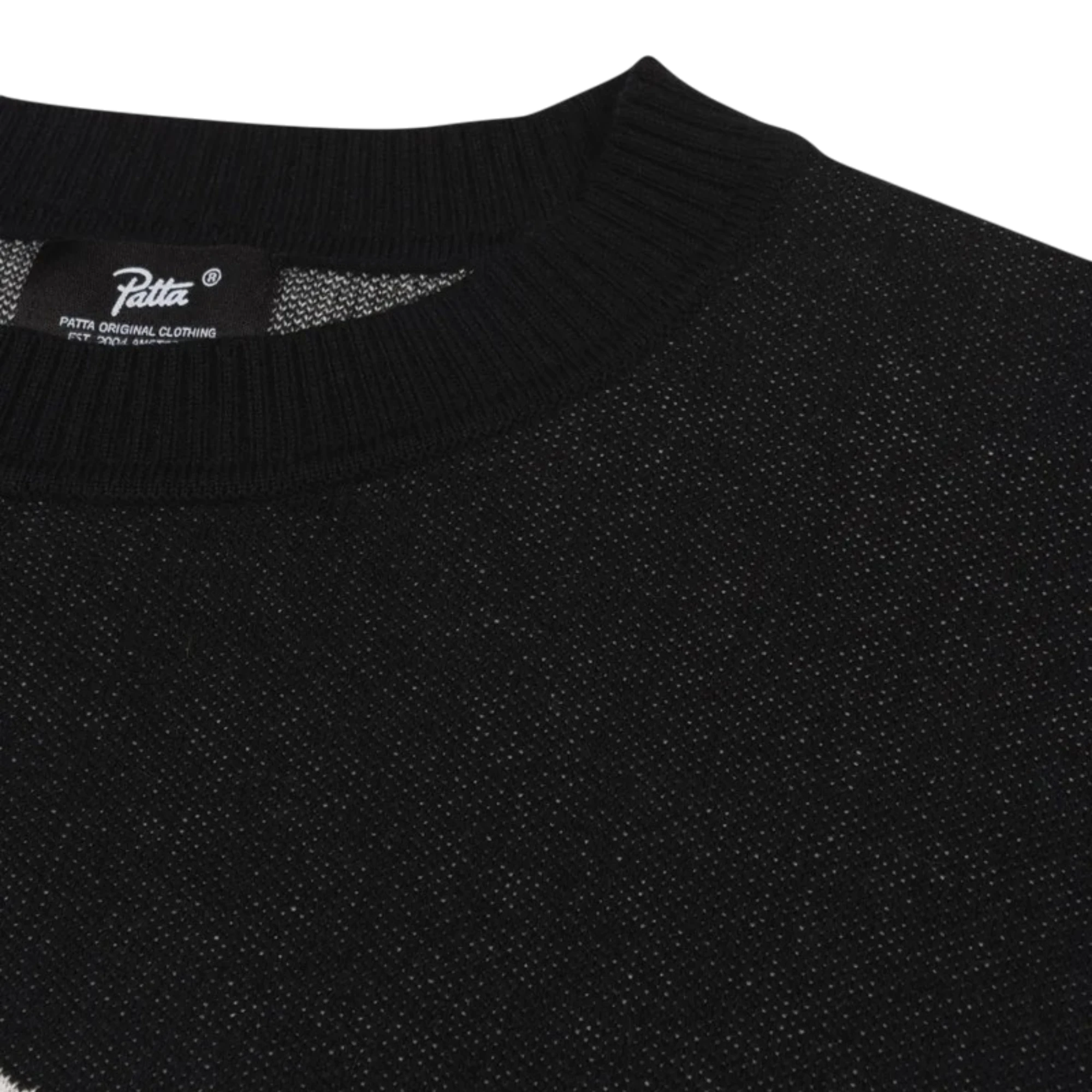 Patta Hearted Jumper (Black)