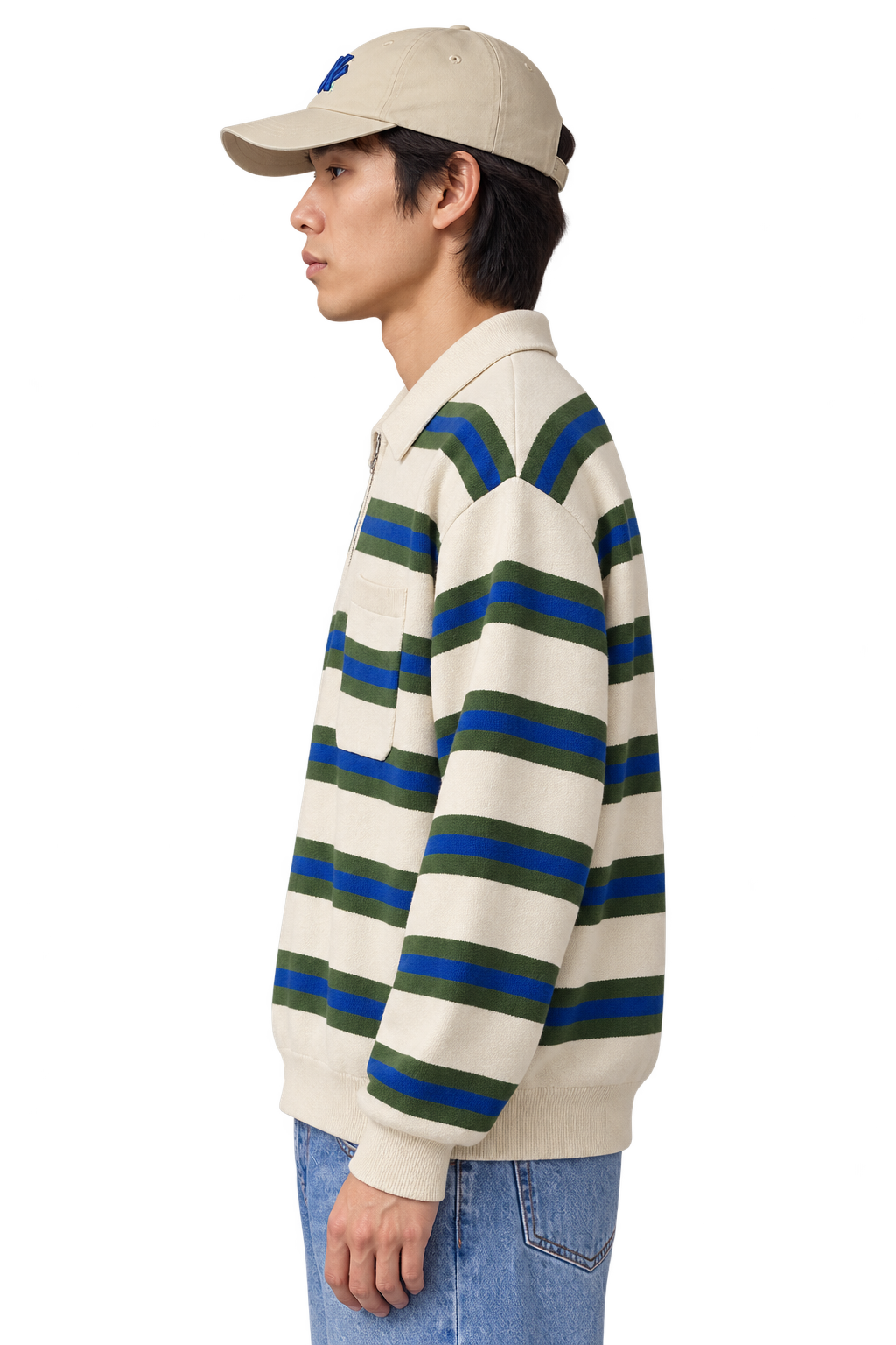 Ecstatic Research Border Polo Knit