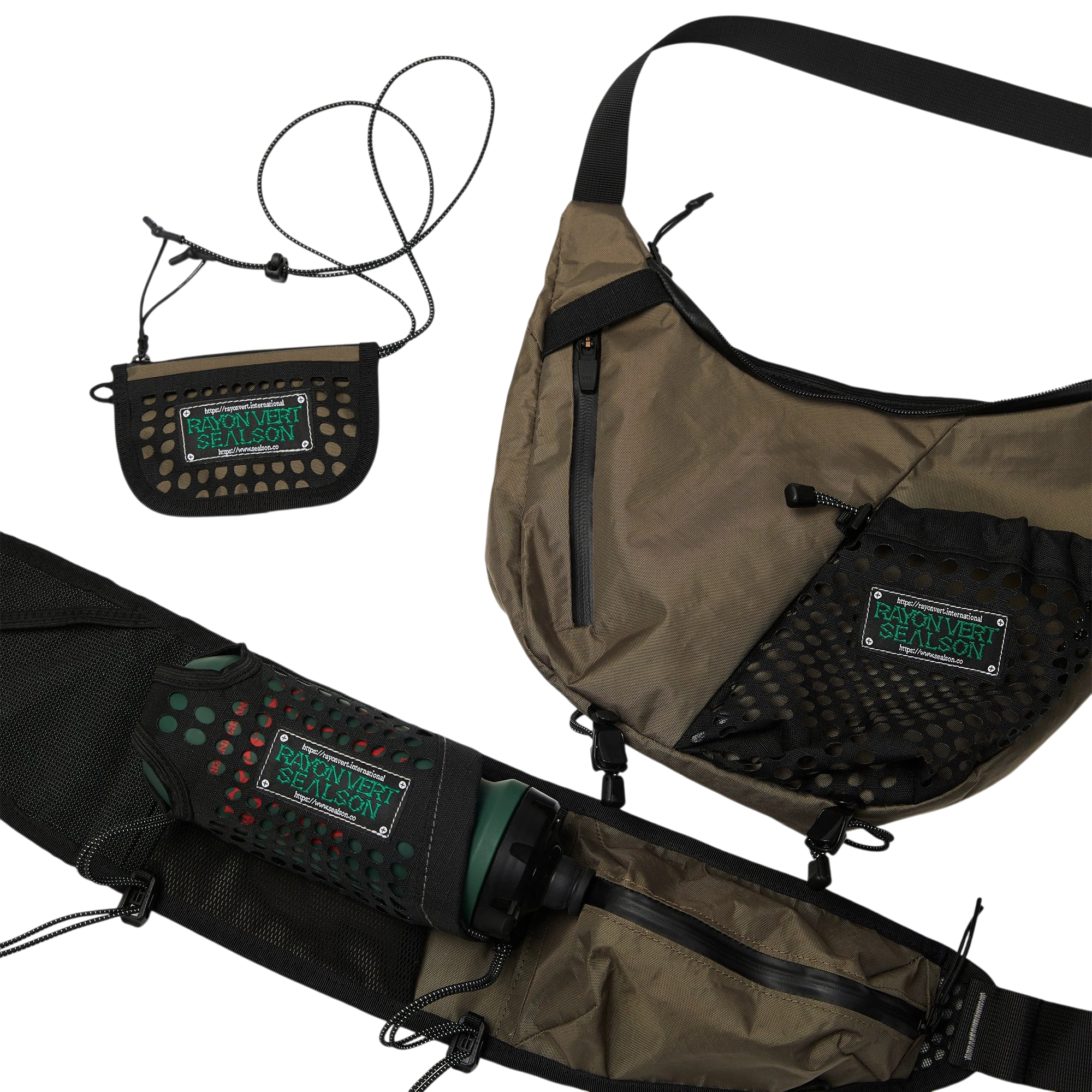 Rayon Vert & Sealson Xbody Bag Brown