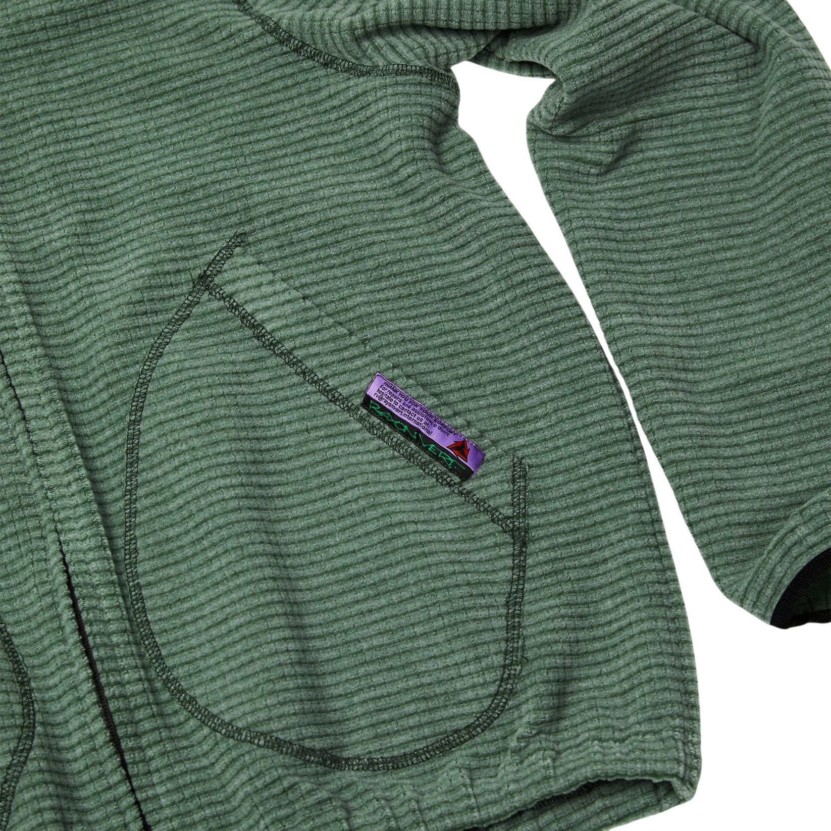 Rayon Vert Becco Grid Fleece Green