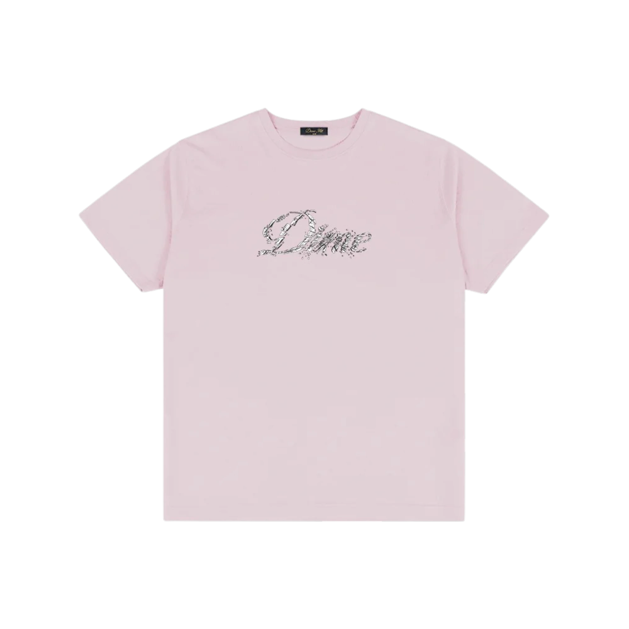 Dime Cursive Smashed T-Shirt Pink