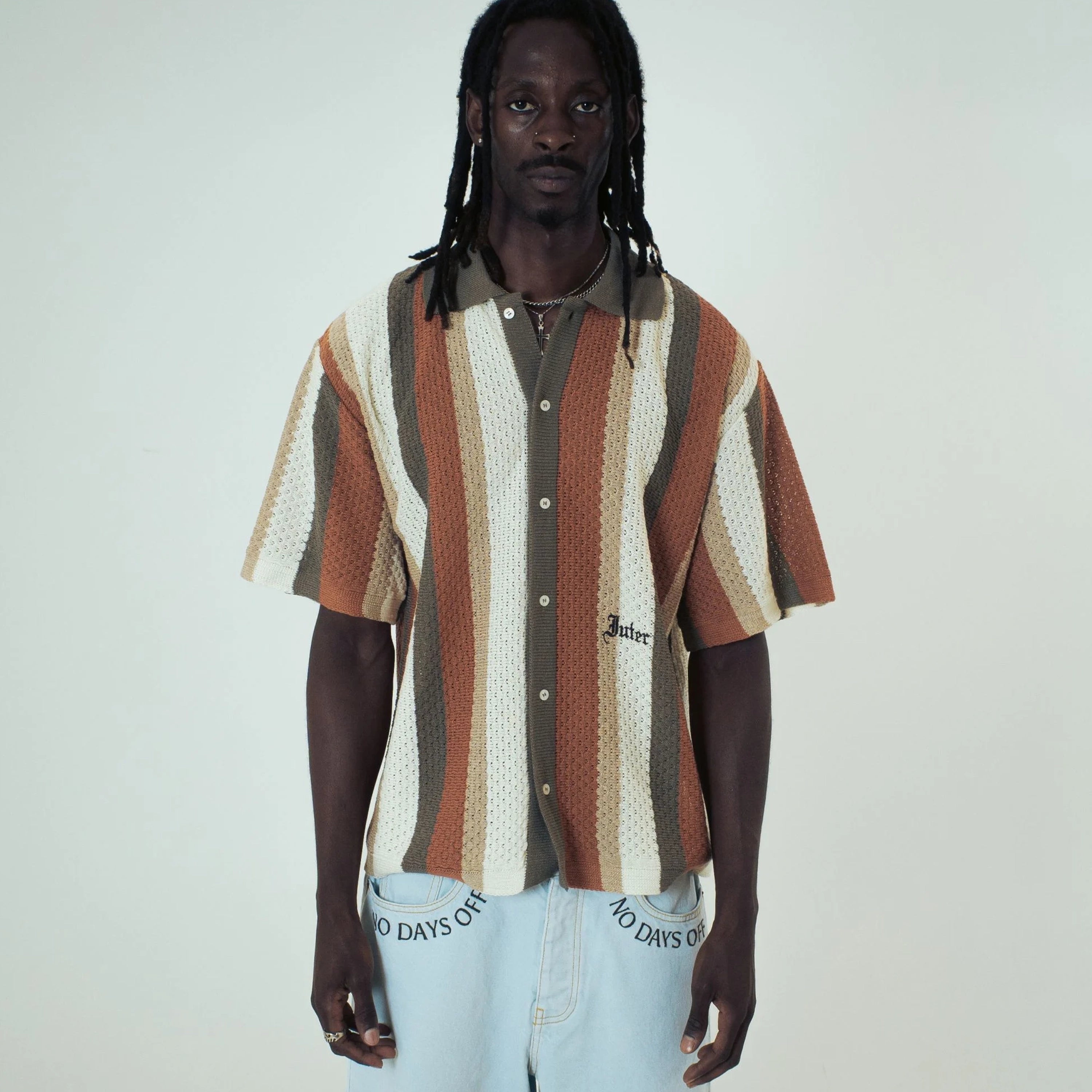 Iuter Striped Knit Shirt
