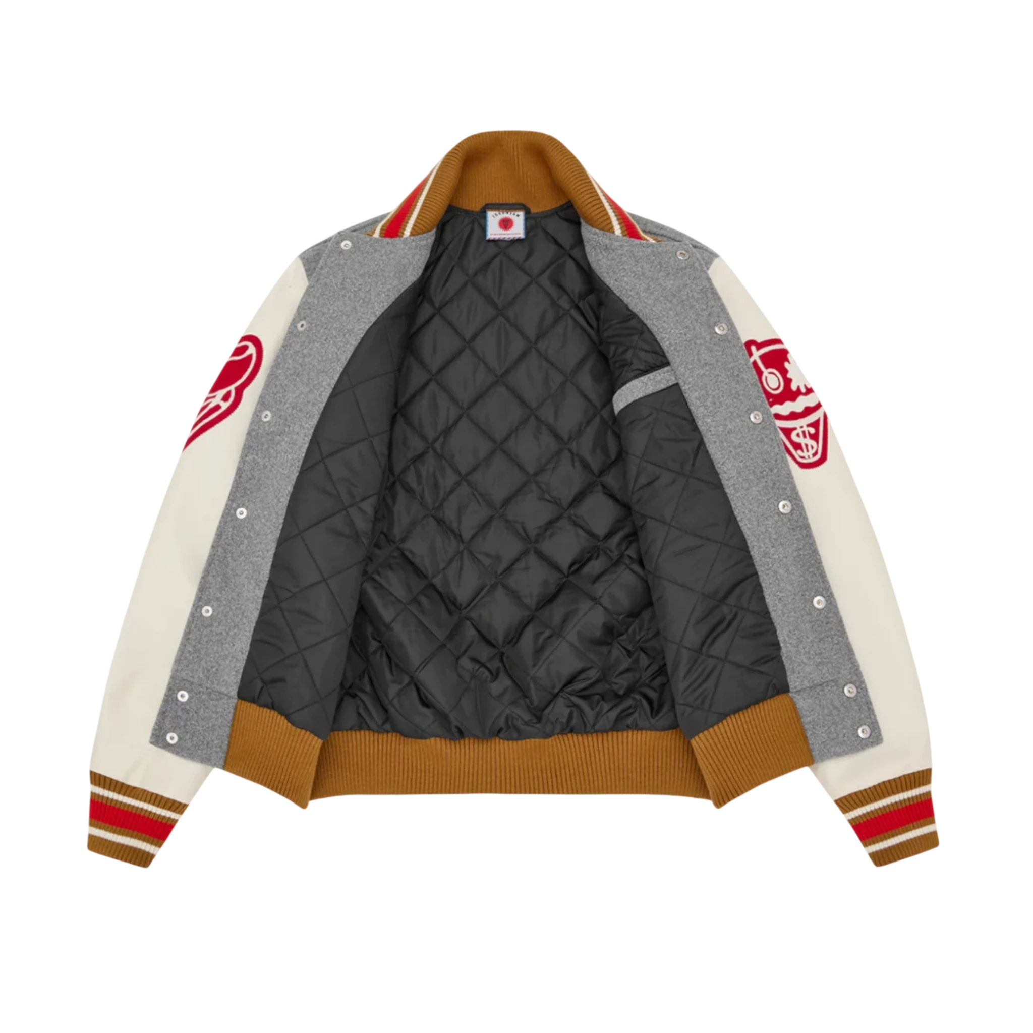 Icecream Waitress Varsity Jacket Grey
