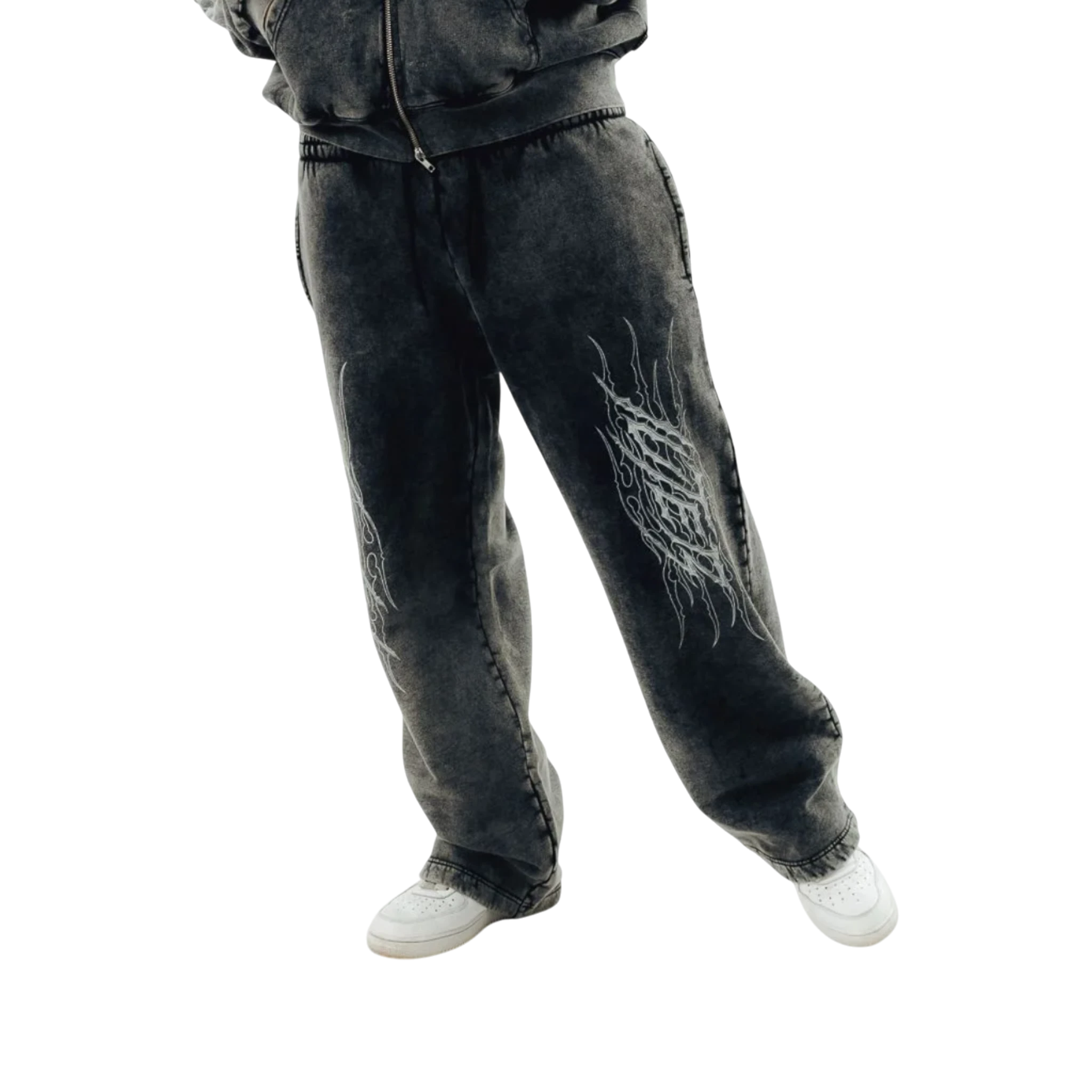 Iuter Tribal Marble Wide Leg Sweatpants
