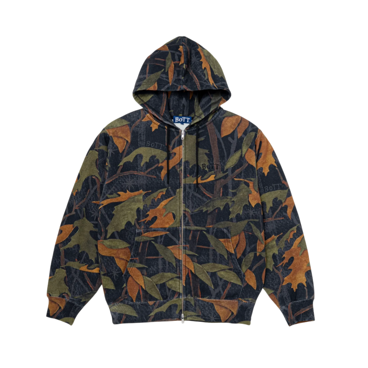 BoTT Washed Tree Camo Zip Hoodie