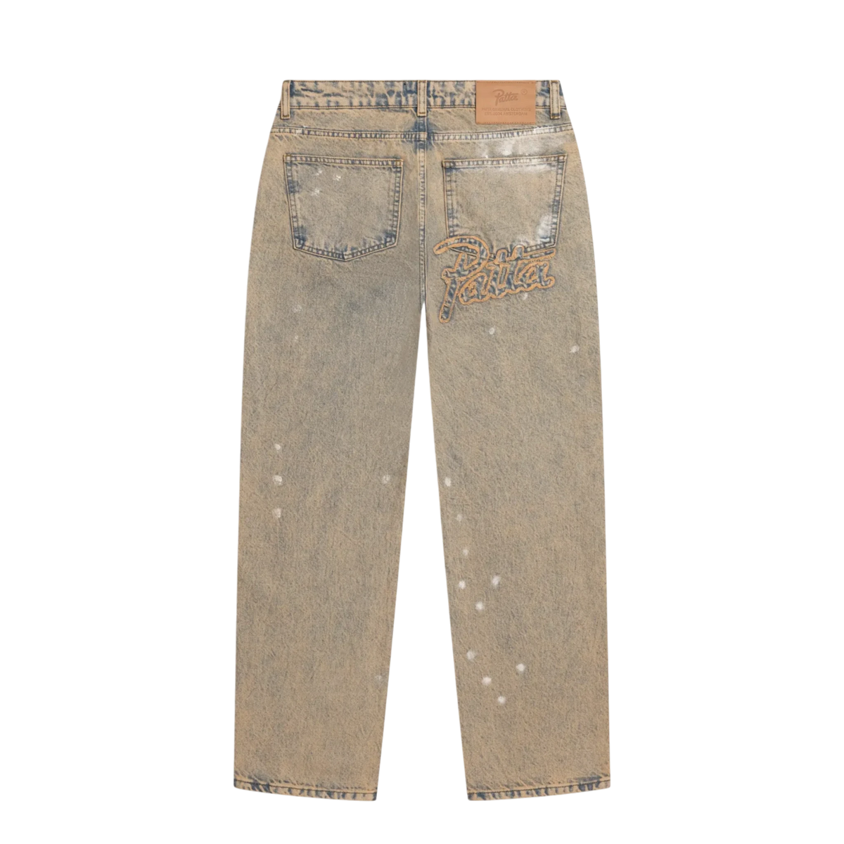 Patta Dirty Splatter Straight Leg Denim Pants