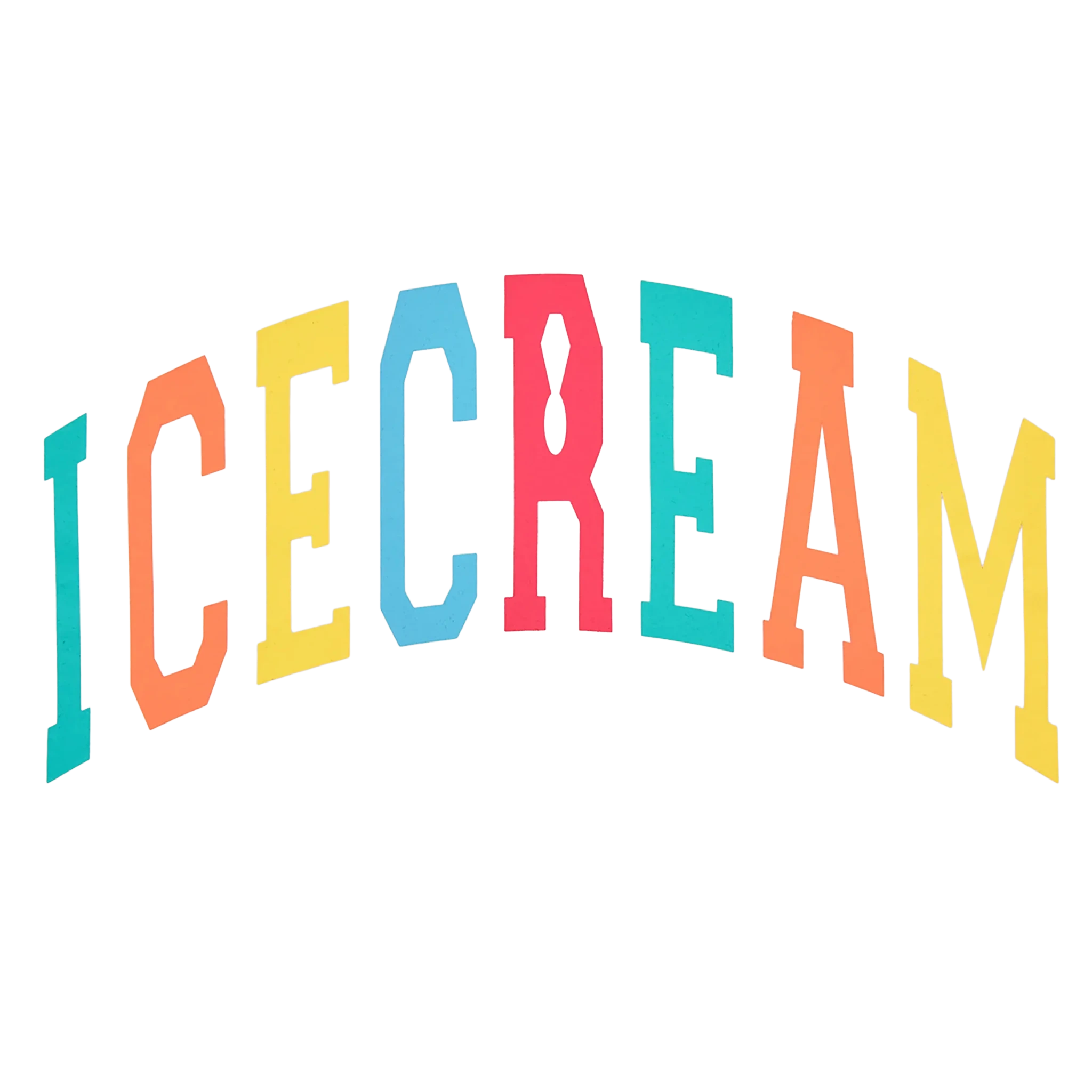 Icecream College T-shirt White