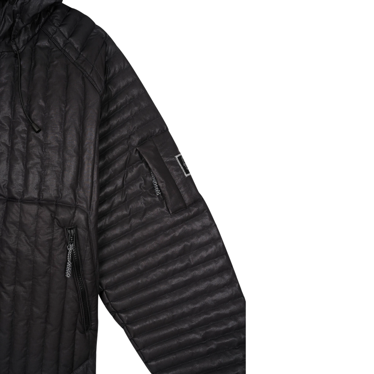 Brain Dead Vertical Realm Puffer Jacket - Smoke