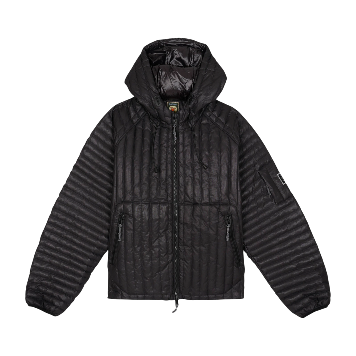 Brain Dead Vertical Realm Puffer Jacket - Smoke