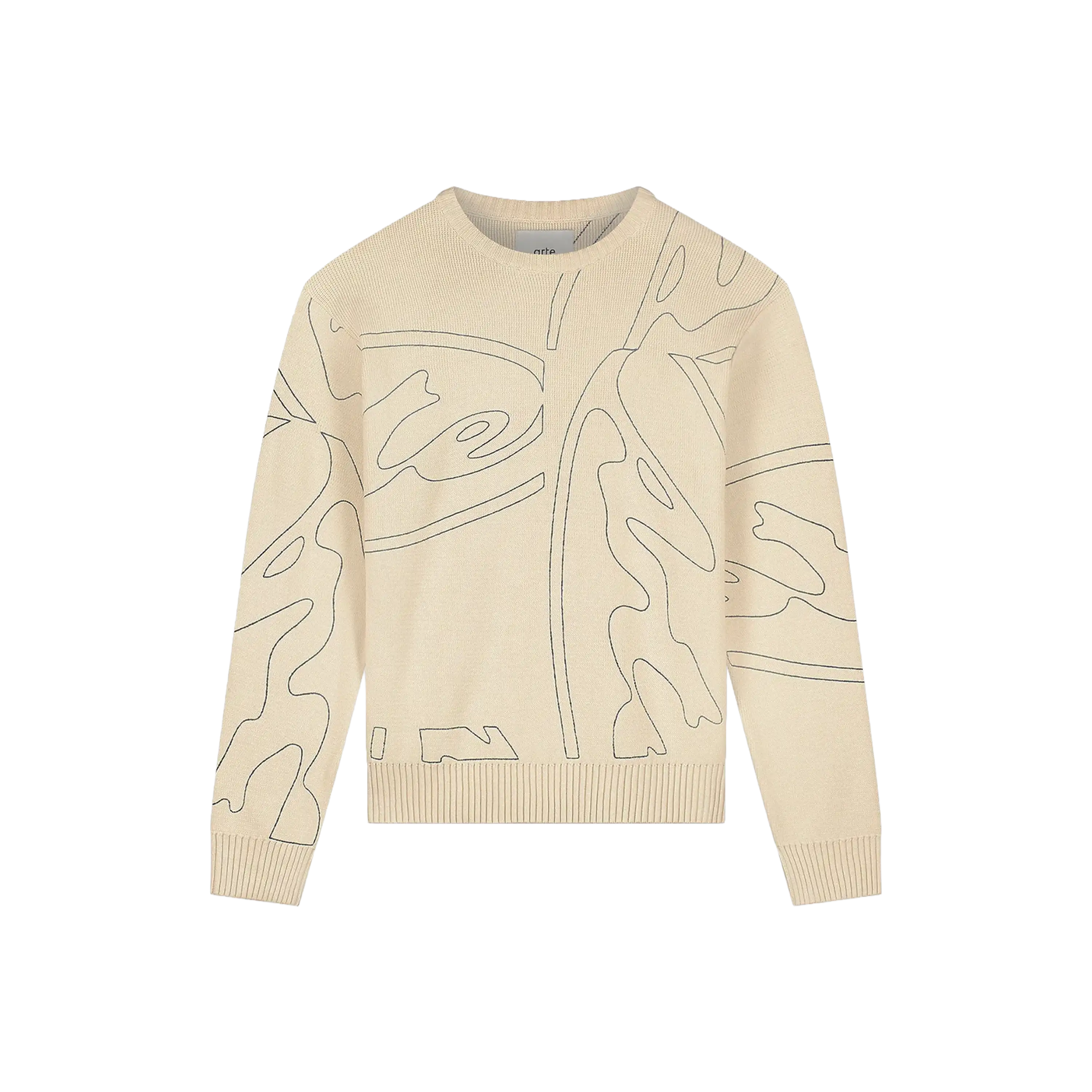 Arte Allover Circle Logo Knit