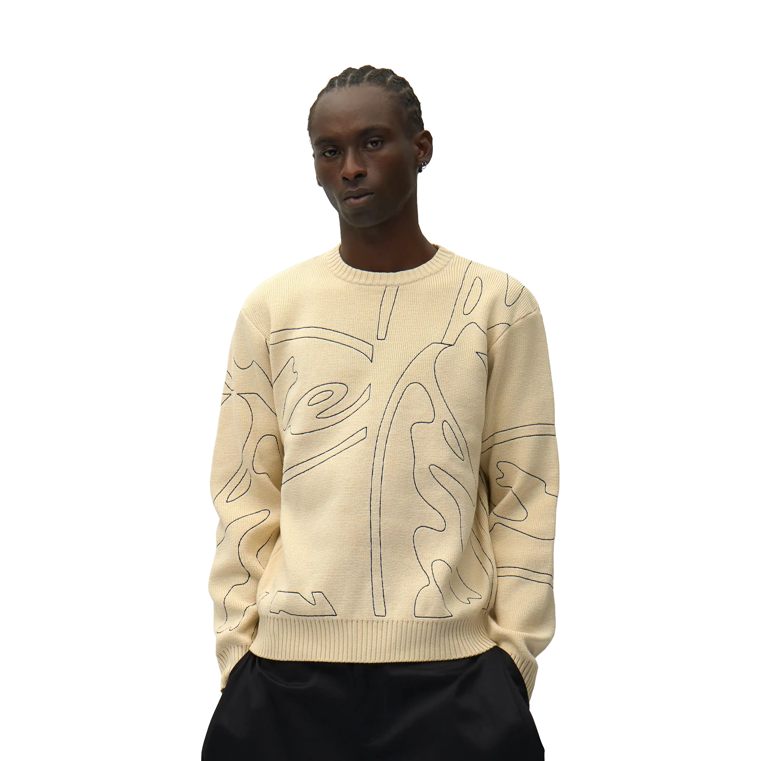 Arte Allover Circle Logo Knit