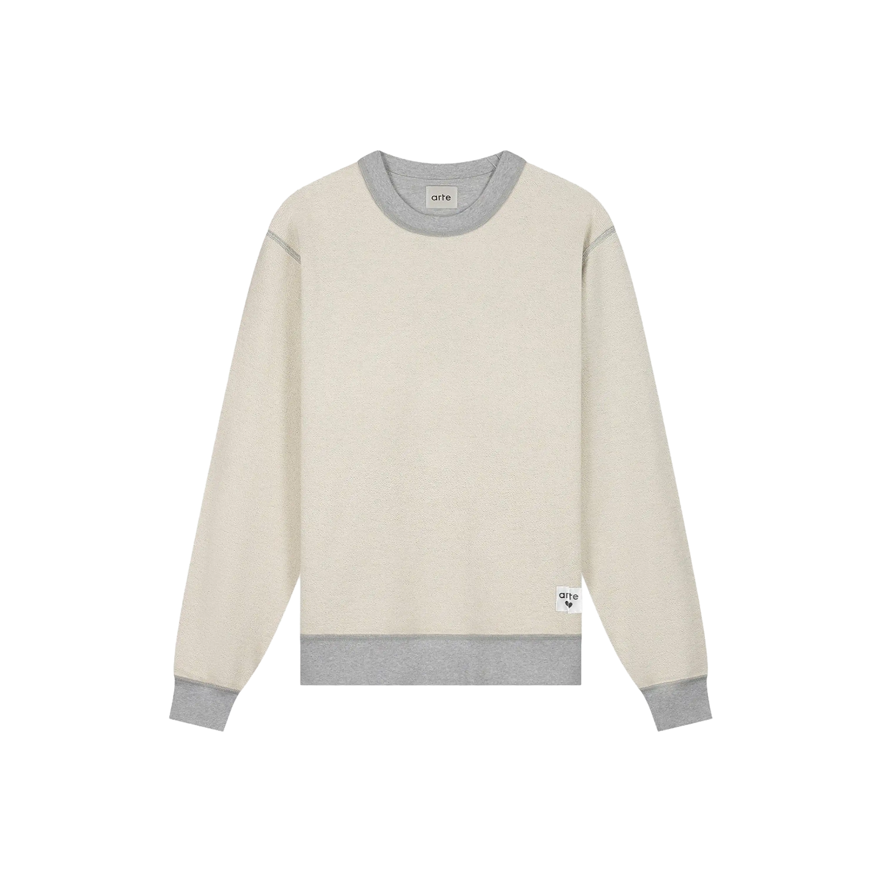 Arte Reversible Label Crewneck