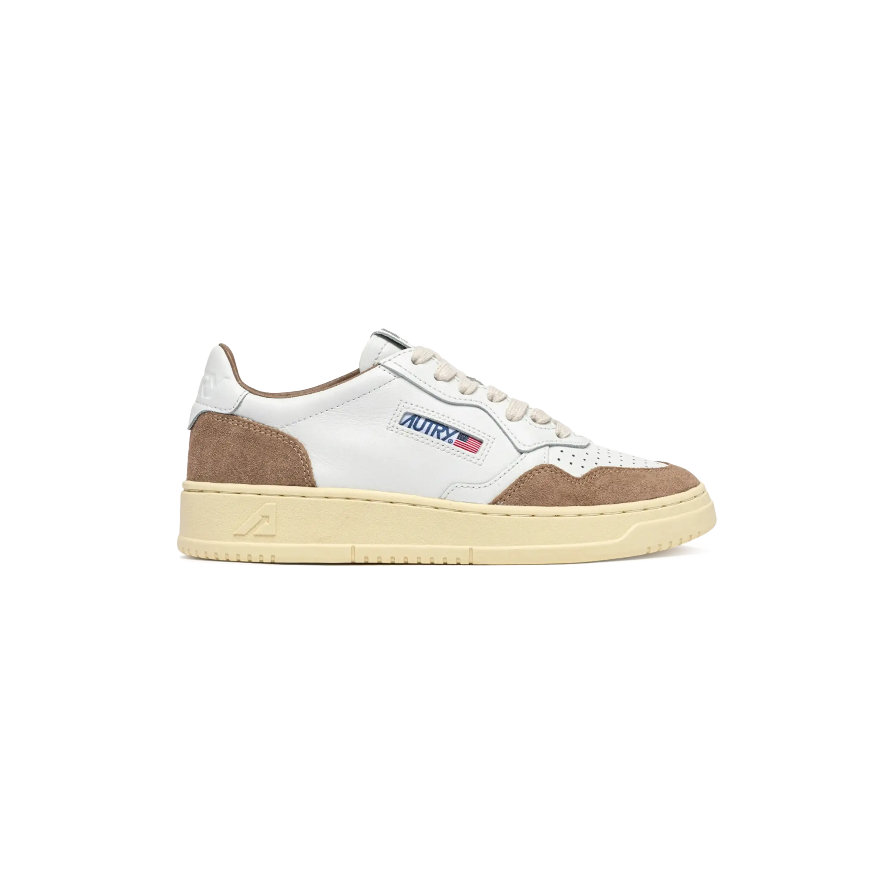 Autry Sneakers Medalist Low White Suede Antilope