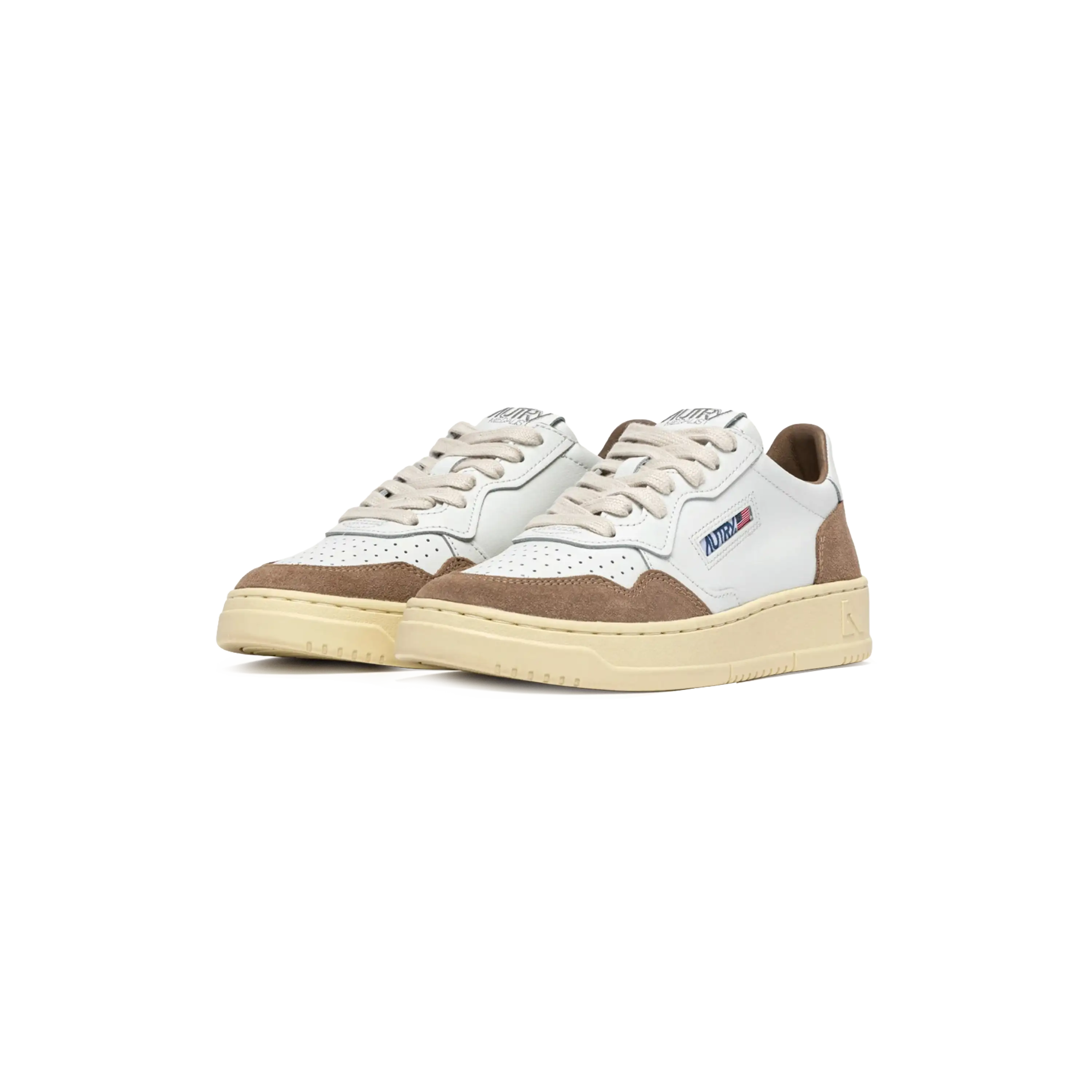 Autry Sneakers Medalist Low White Suede Antilope
