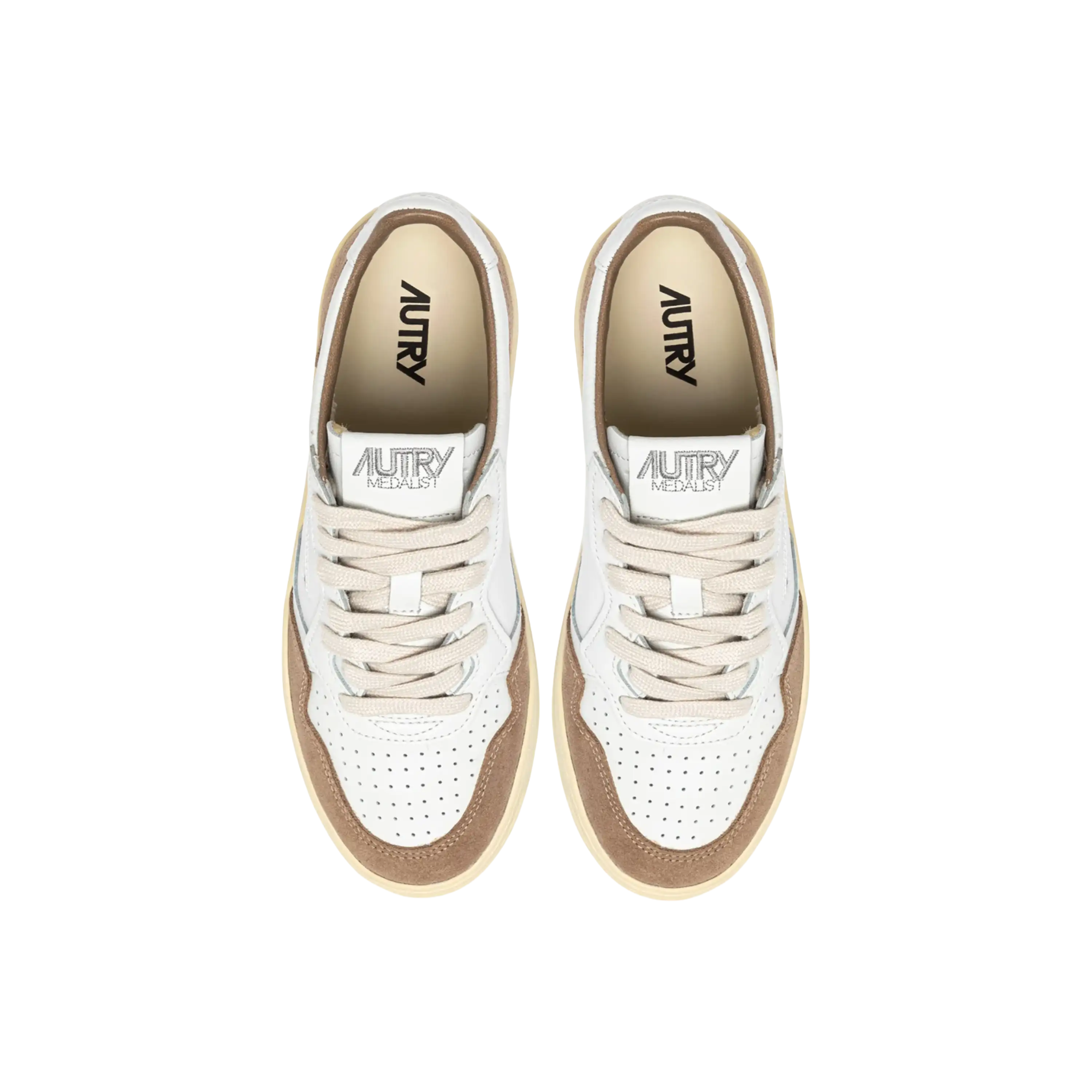 Autry Sneakers Medalist Low White Suede Antilope
