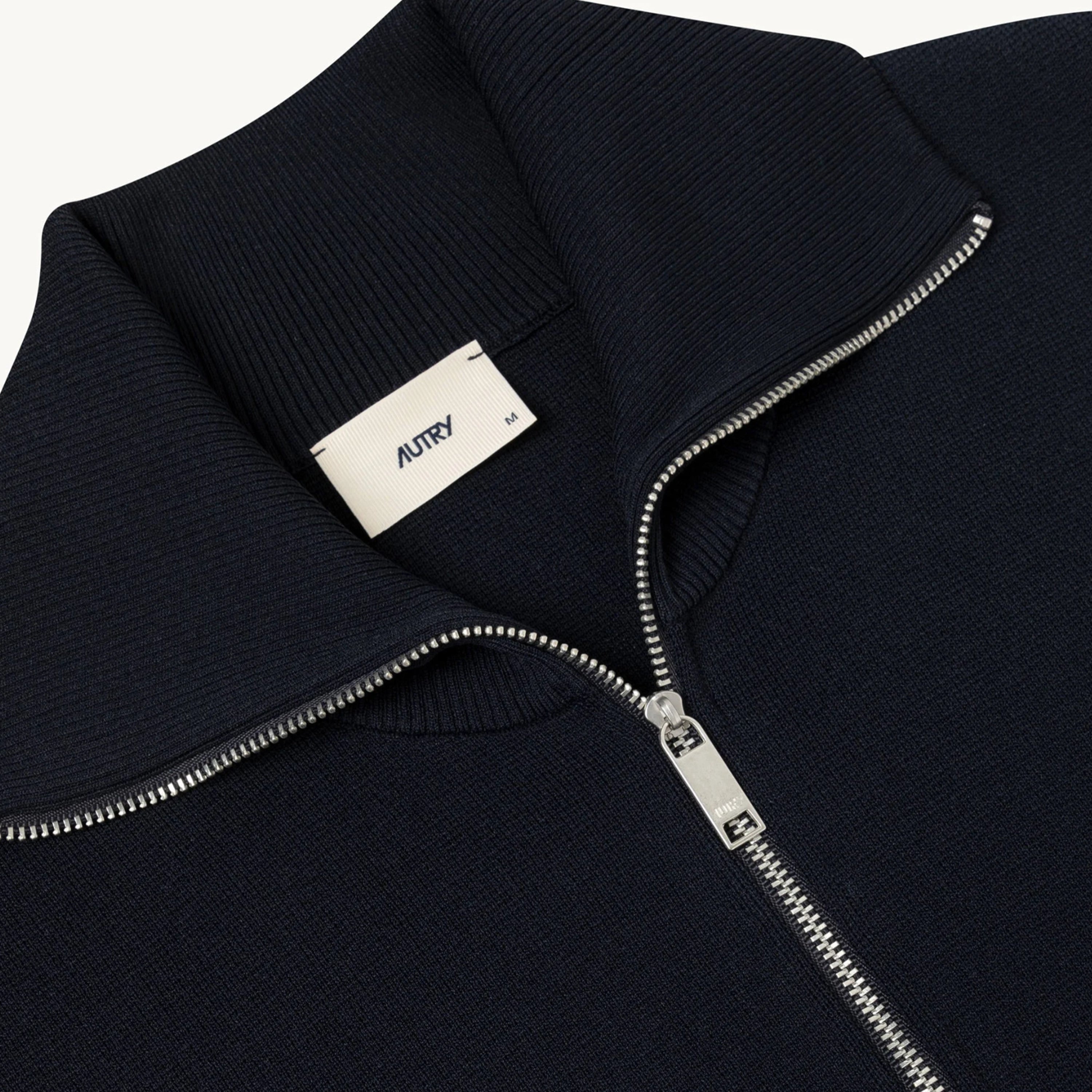 Autry W Giacca Zip Interna In Maglia Di Viscosa