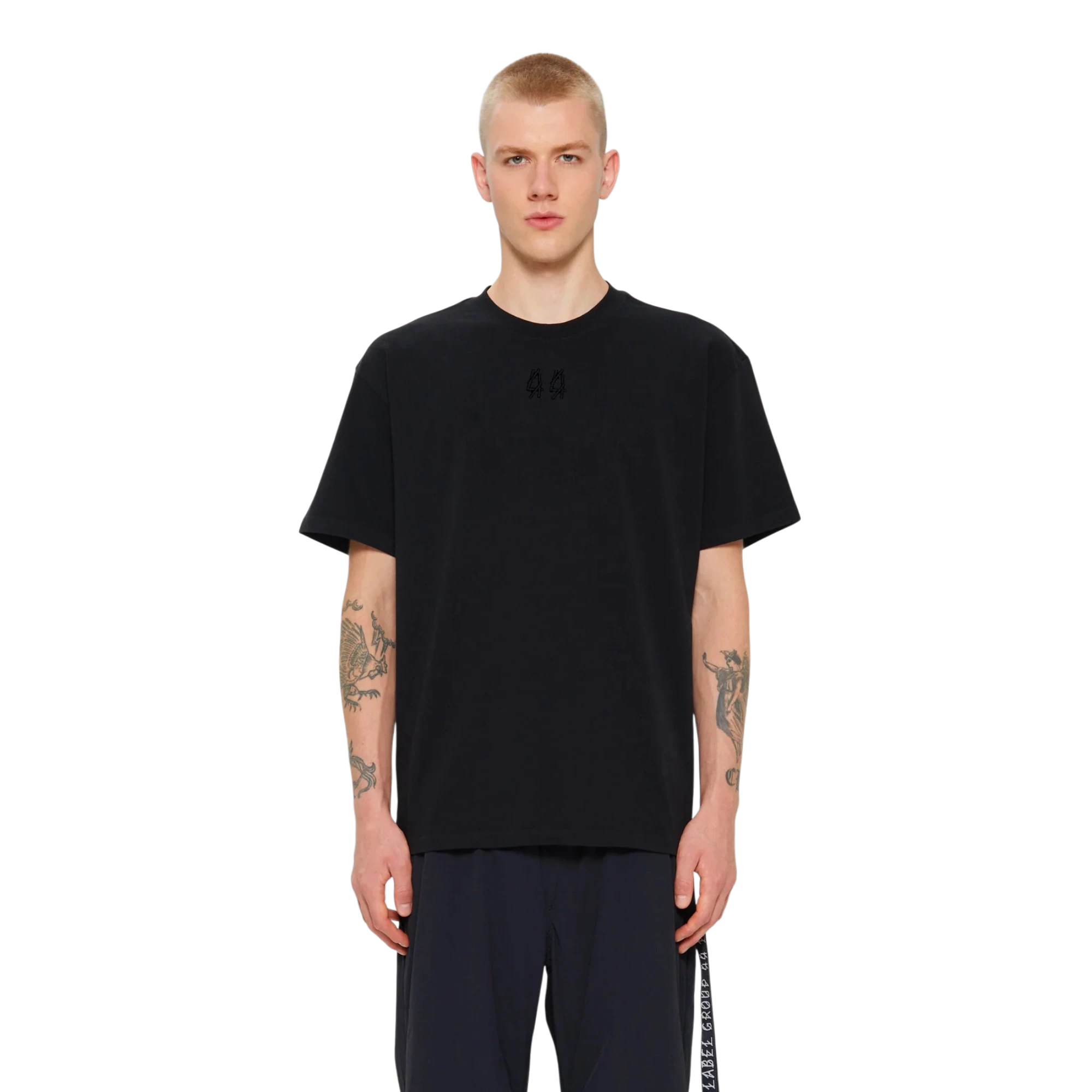44 Label Group Classic Patch Tee Black