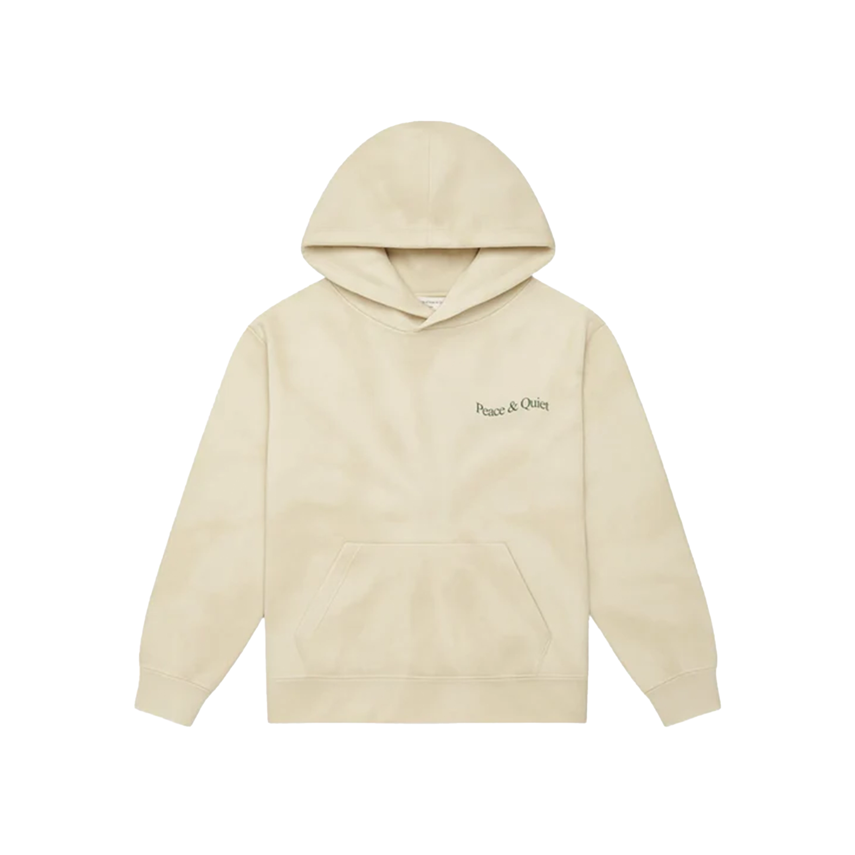 Museum of Peace & Quiet Wordmark Tyedye Hoodie Bone