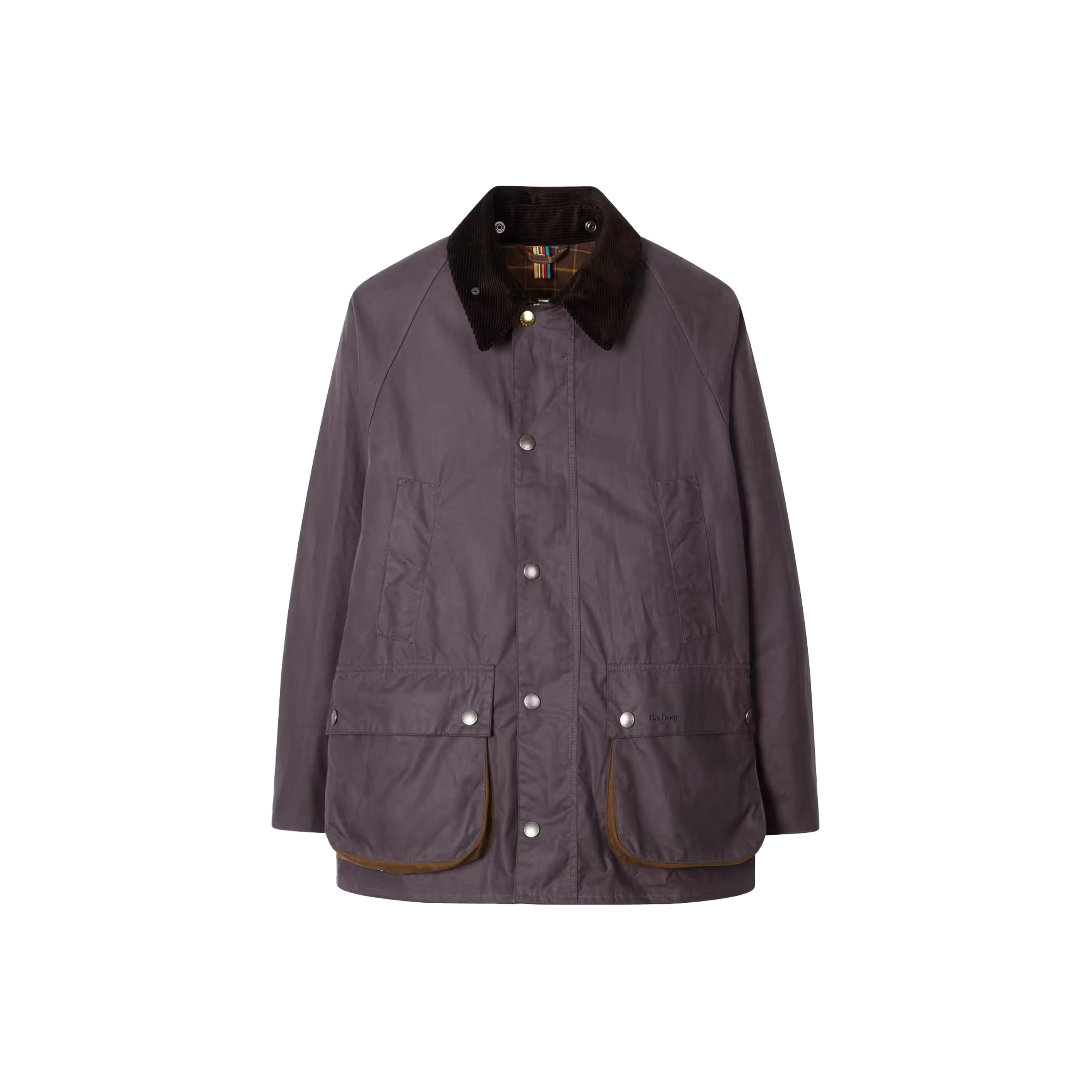 Barbour x Paul Smith OS Bedale Wax Jacket Lilac