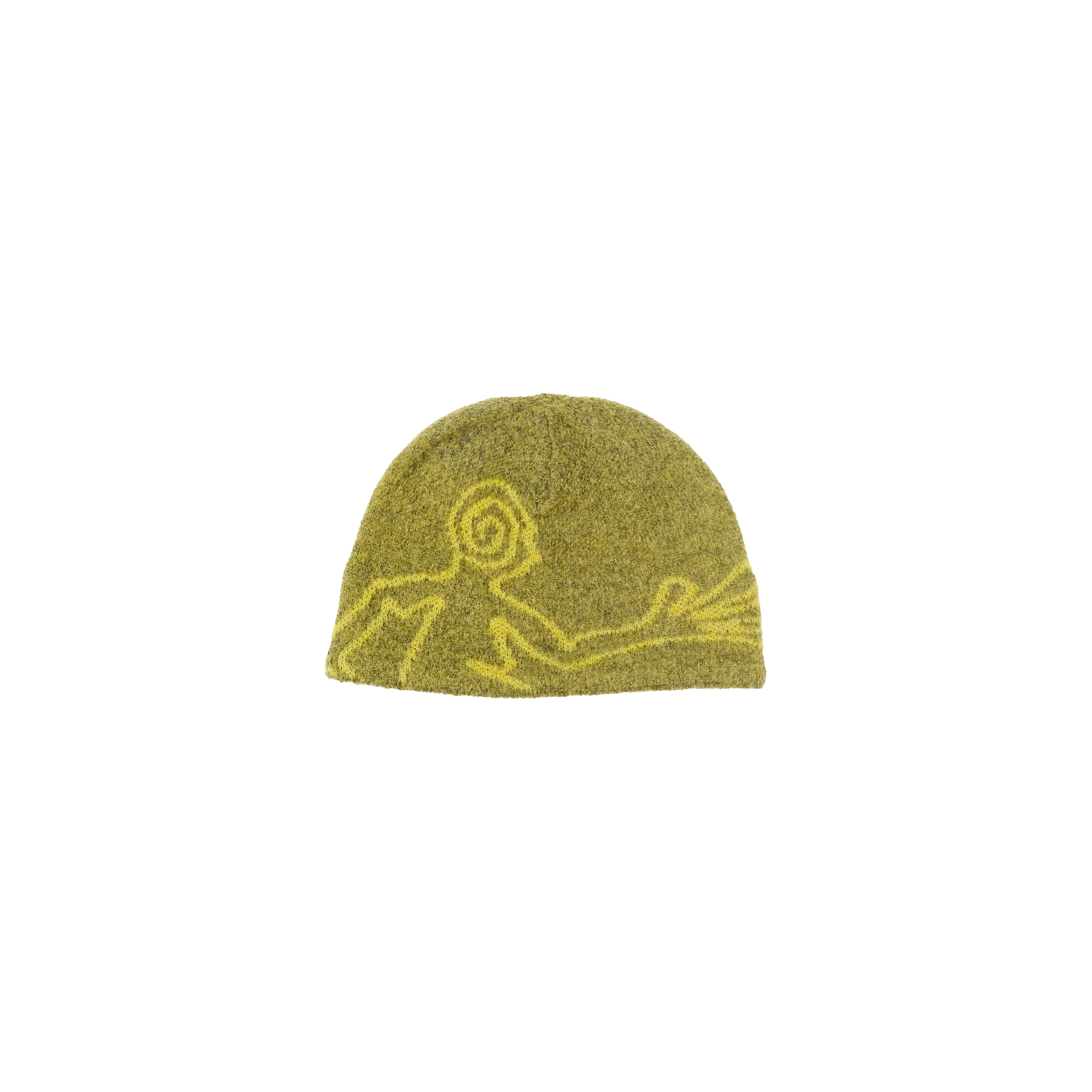 Hiking Patrol Mascot Mohairt Mixed Knit Beanie