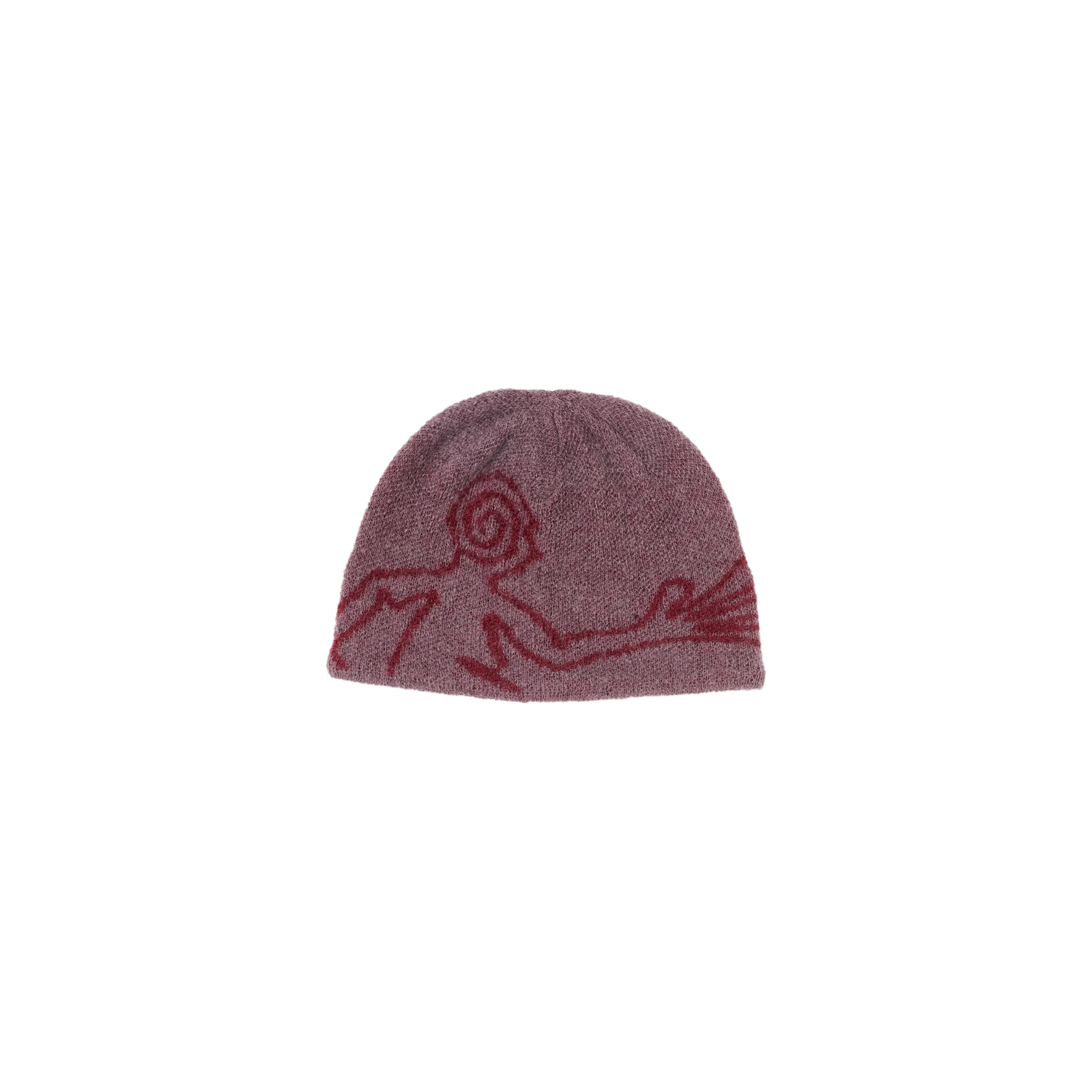 Hiking Patrol Mascot Mohairt Mixed Knit Beanie