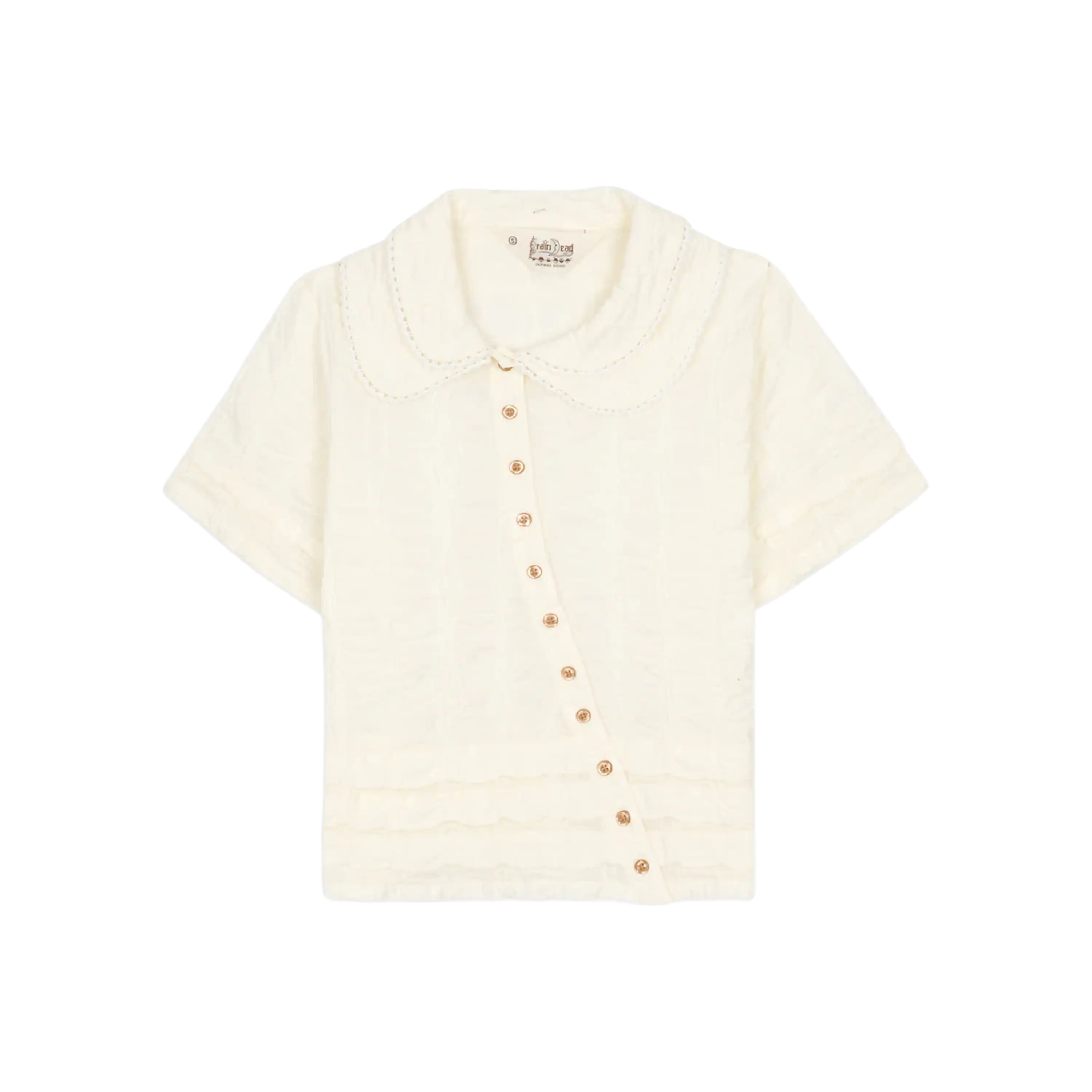 Brain Dead Twisted Seersucker Button Up Shirt