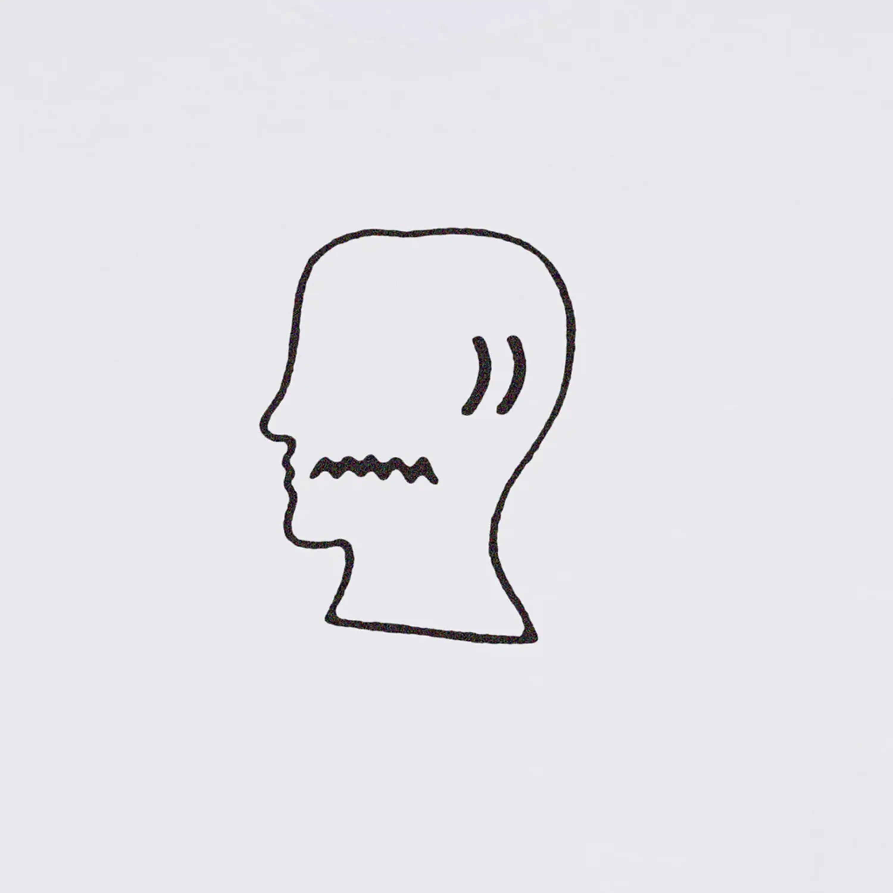 Brain Dead Logohead T-shirt White