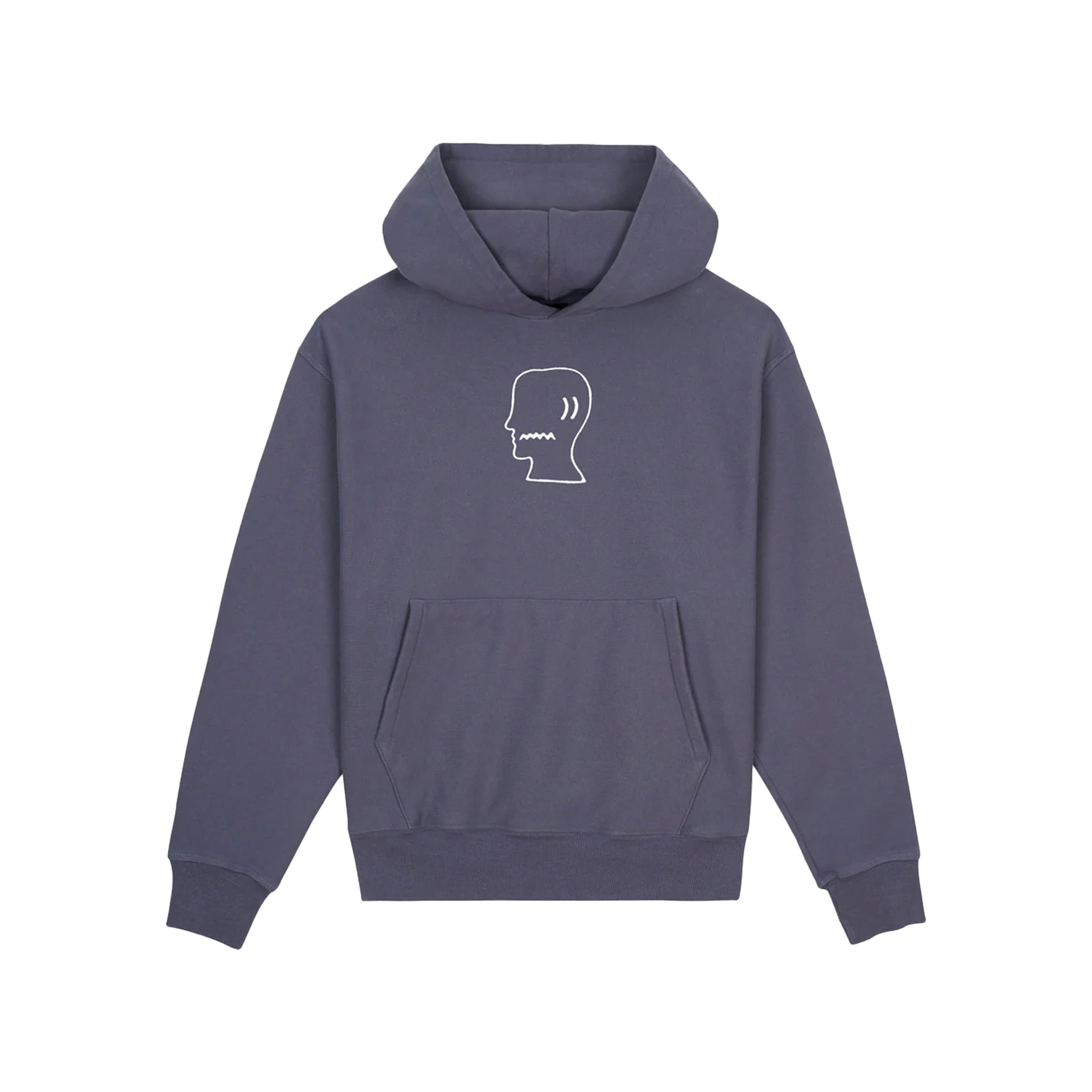 Brain Dead Logohead Hoodie Slate