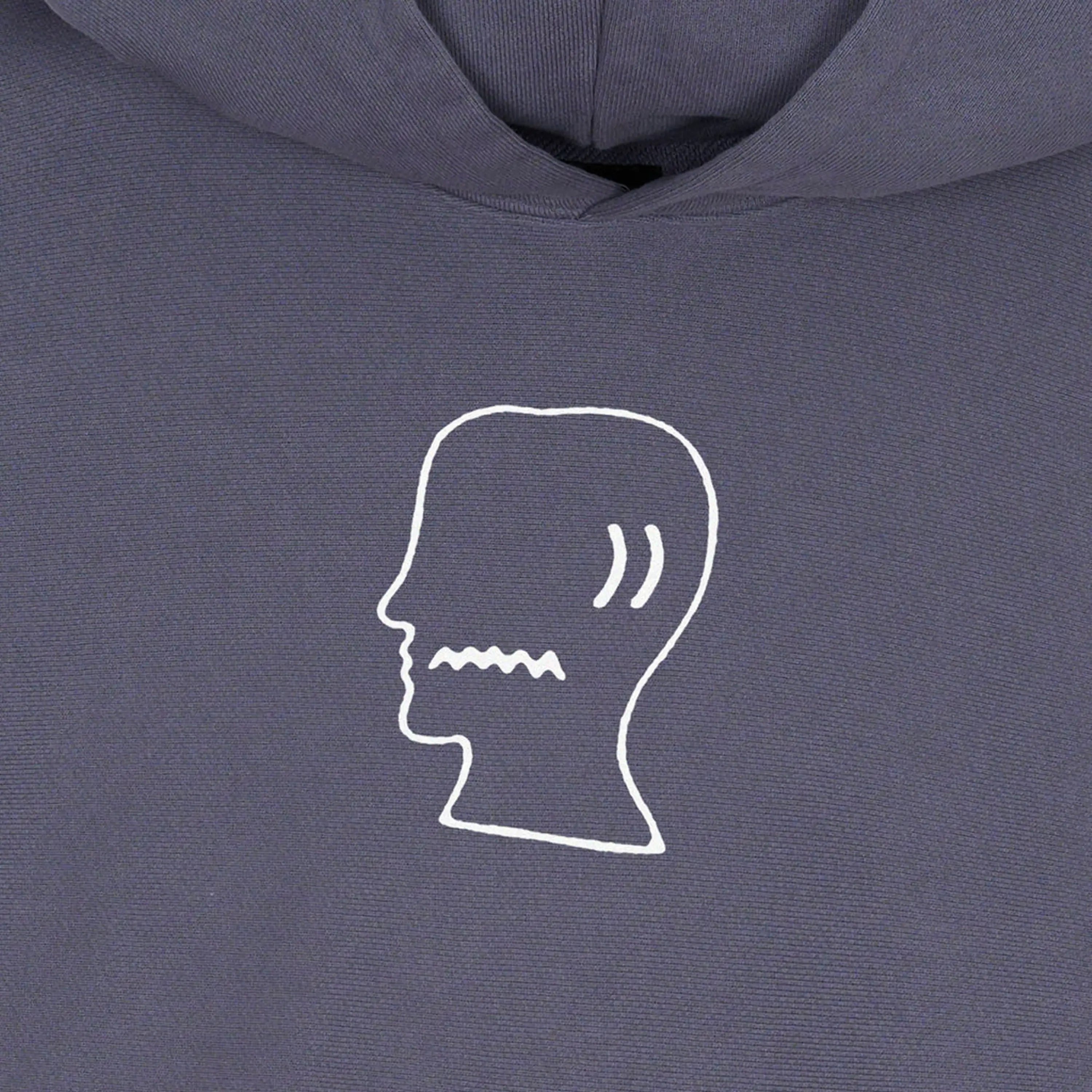 Brain Dead Logohead Hoodie Slate
