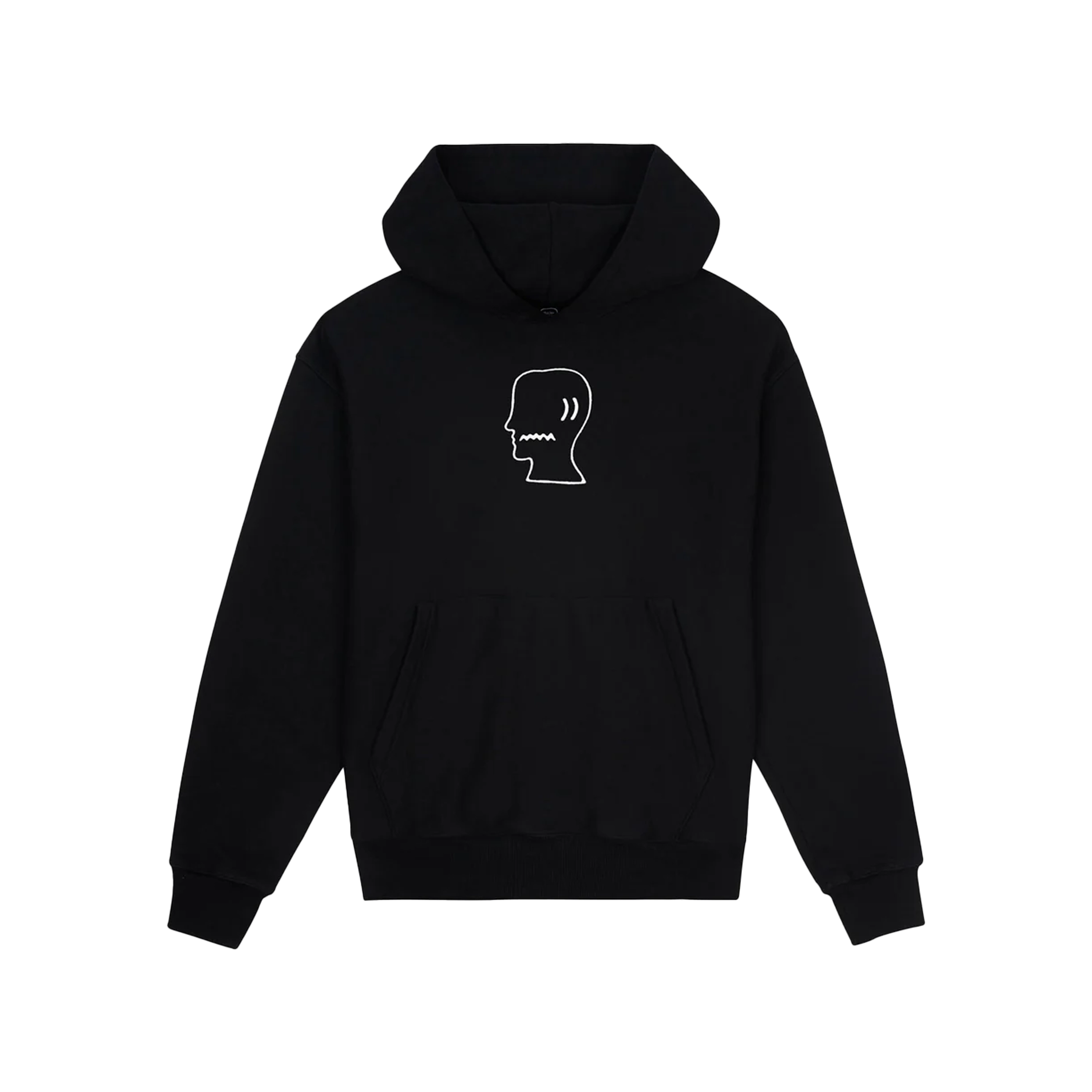 Brain Dead Logohead Hoodie Black