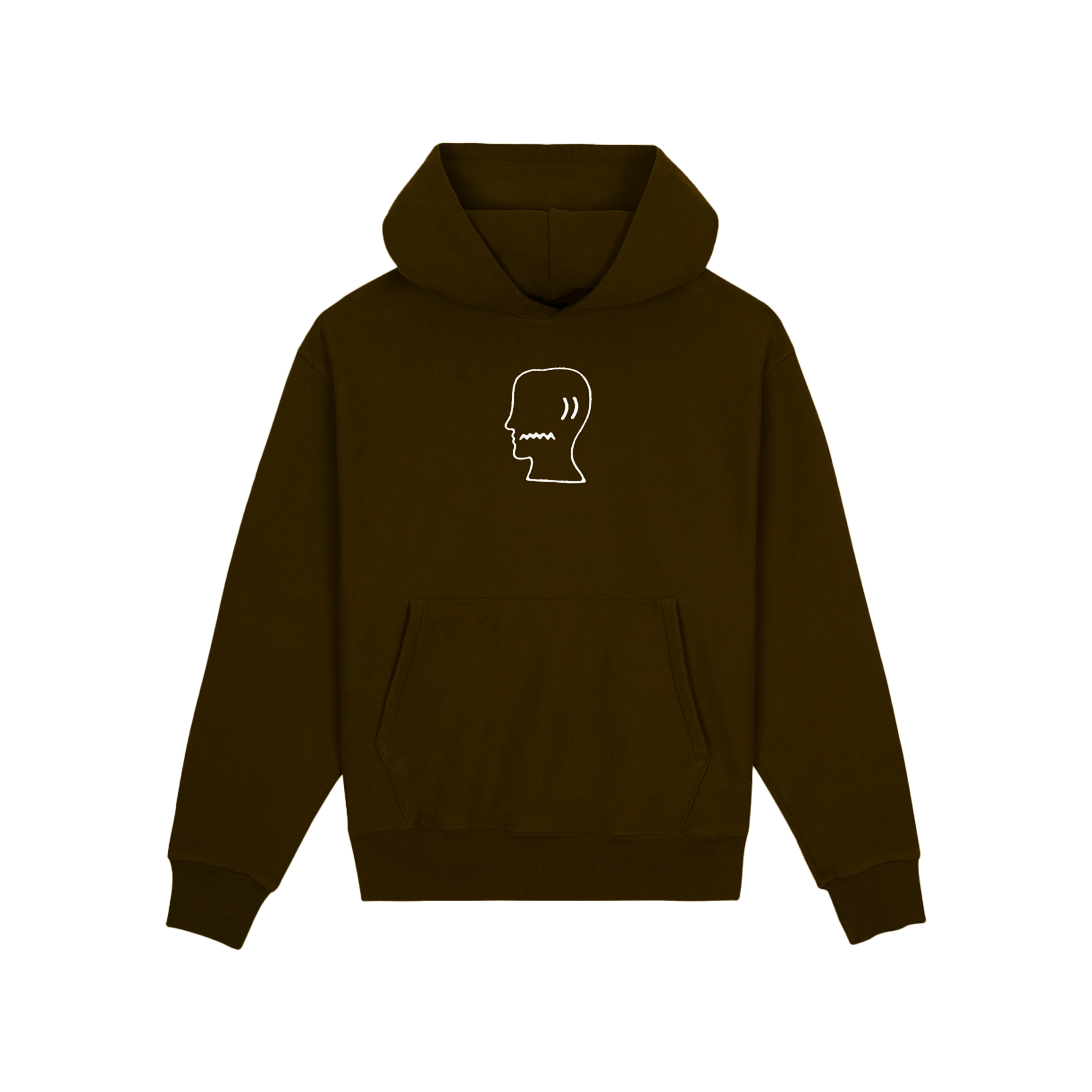Brain Dead Logohead Hoodie Brown