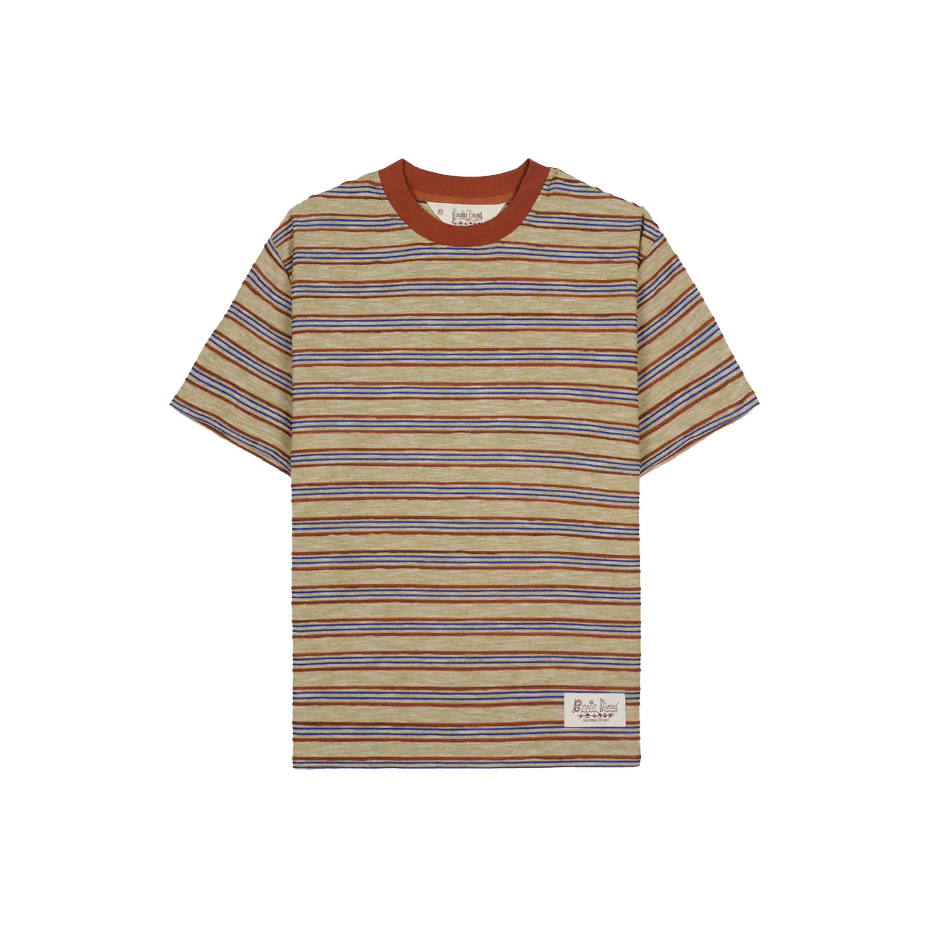 Brain Dead Pudu Stripe Short Sleeve T-Shirt