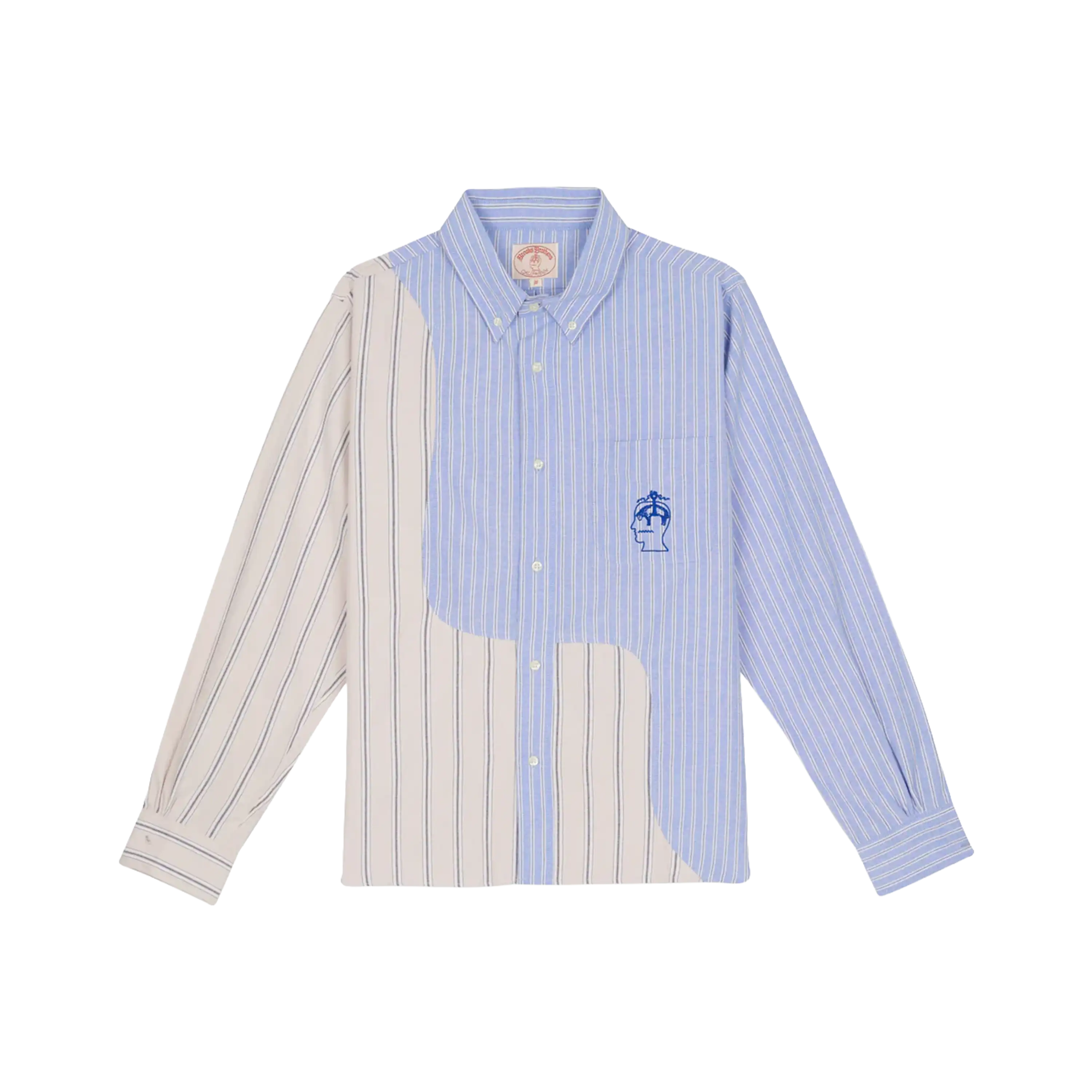 Brain Dead x Brooks Brothers California Organic Panel Oxford Button Up Shirt