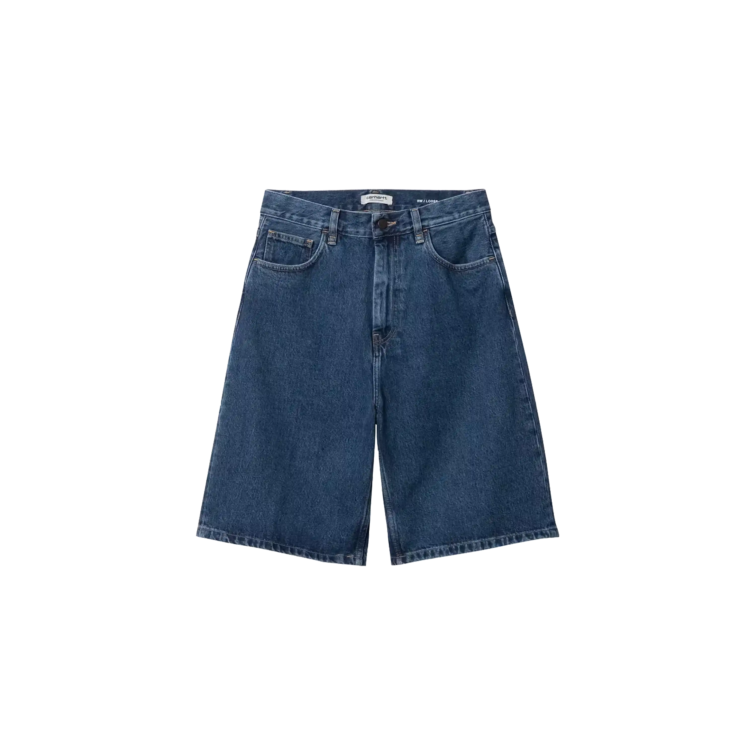Carhartt WIP Women's Brandon Short Blue Stone Washed
