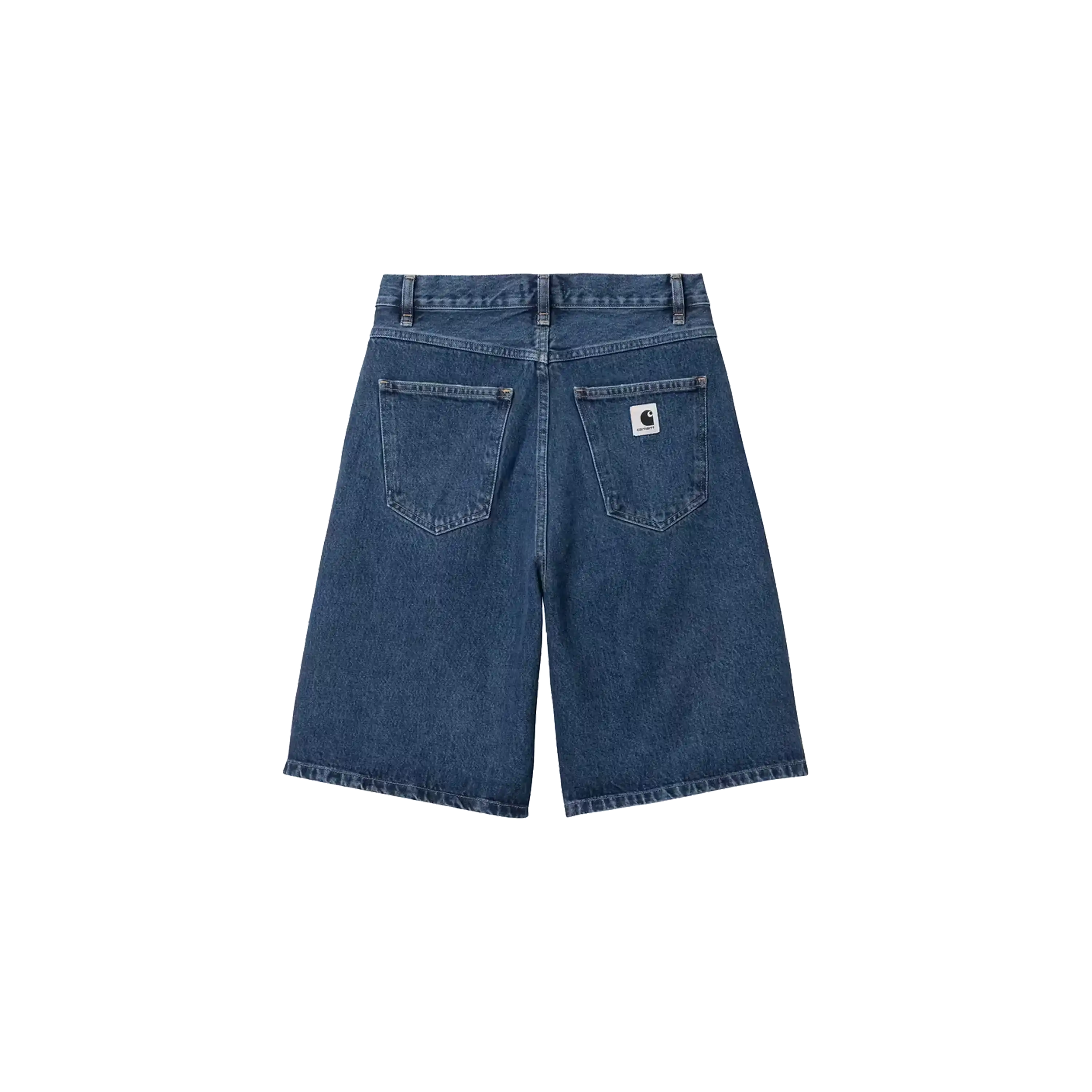 Carhartt WIP Women's Brandon Short Blue Stone Washed
