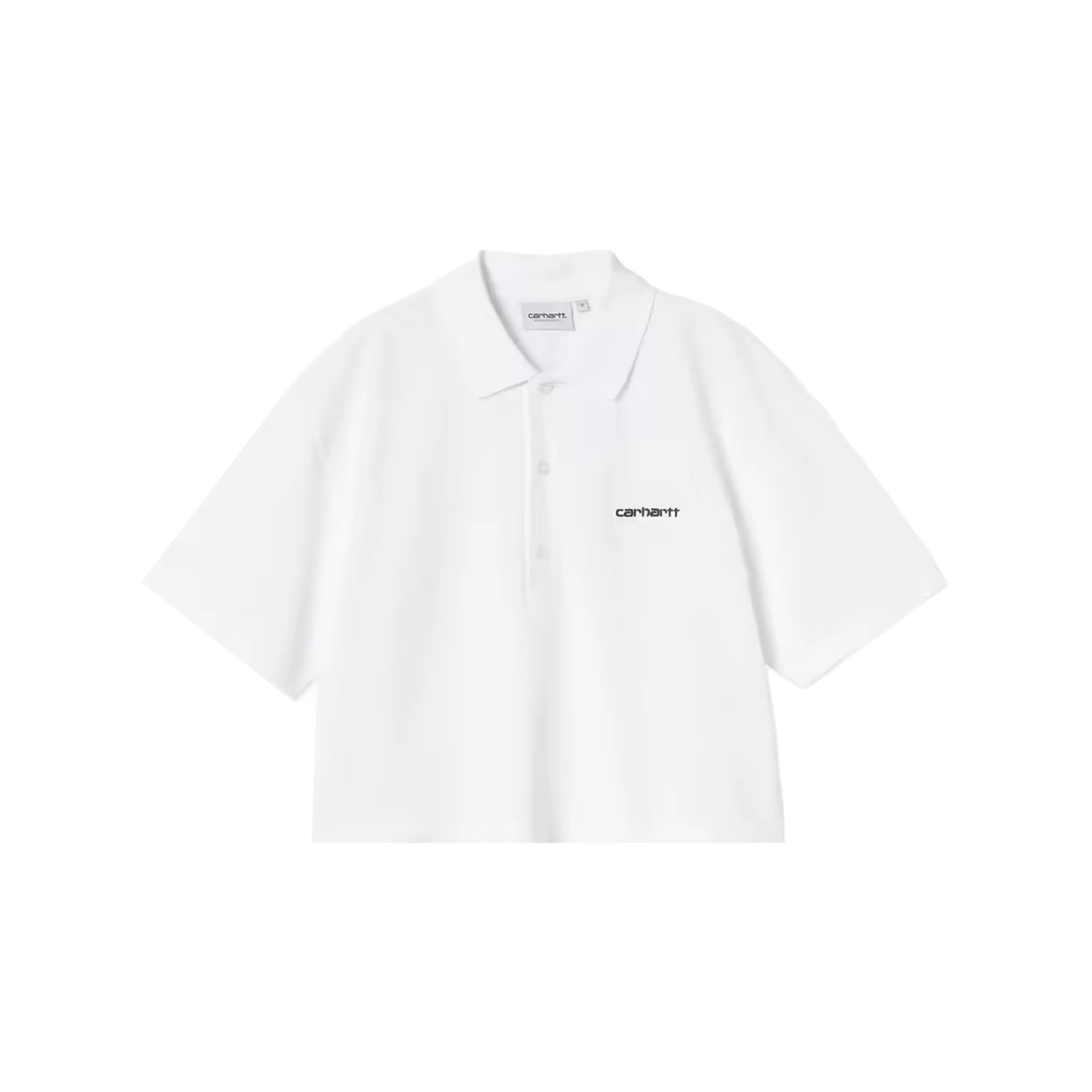 Carhartt WIP Women's S/S Carhartt Script Polo T-Shirt