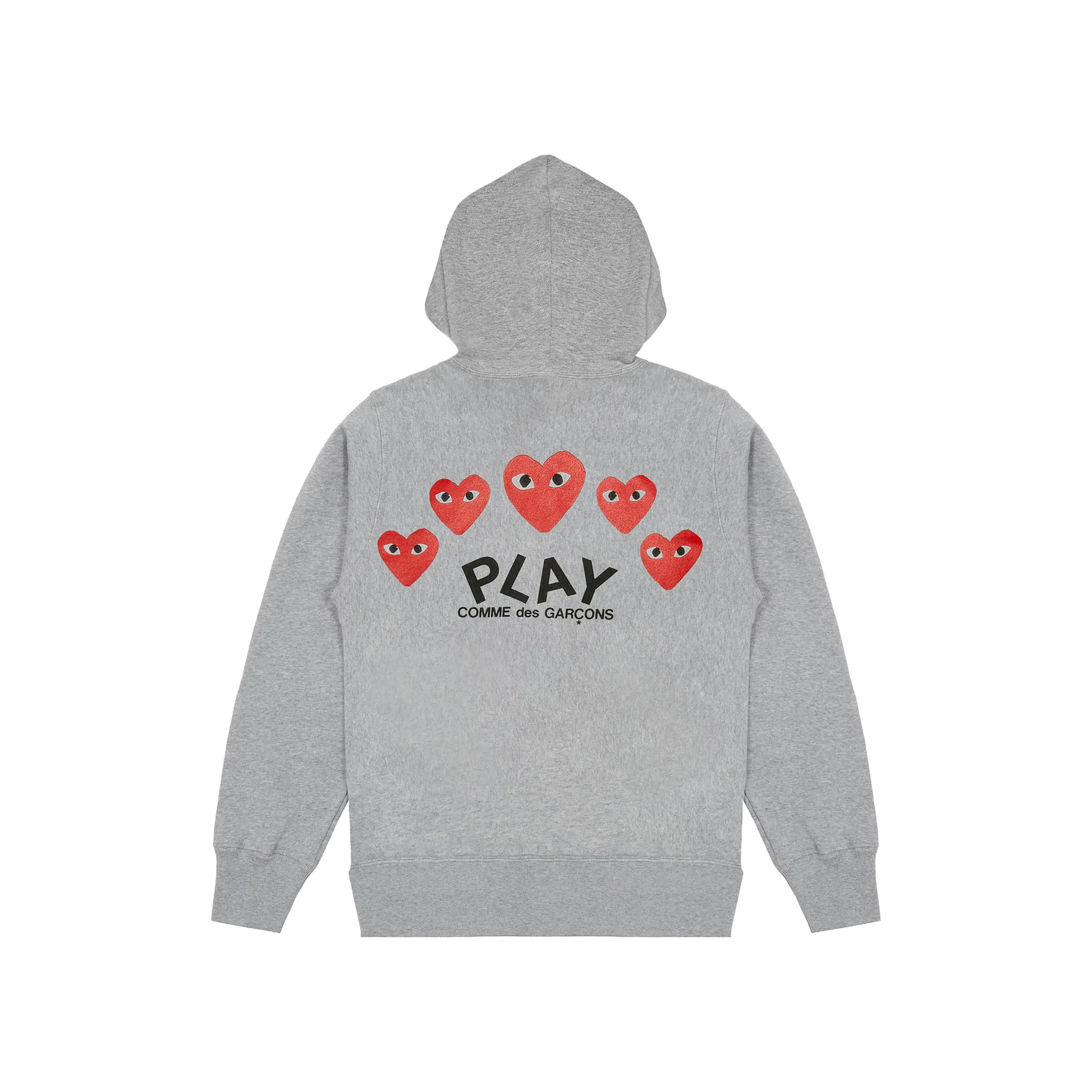 Comme des Garçons PLAY 5 Hearts Hooded Sweatshirt