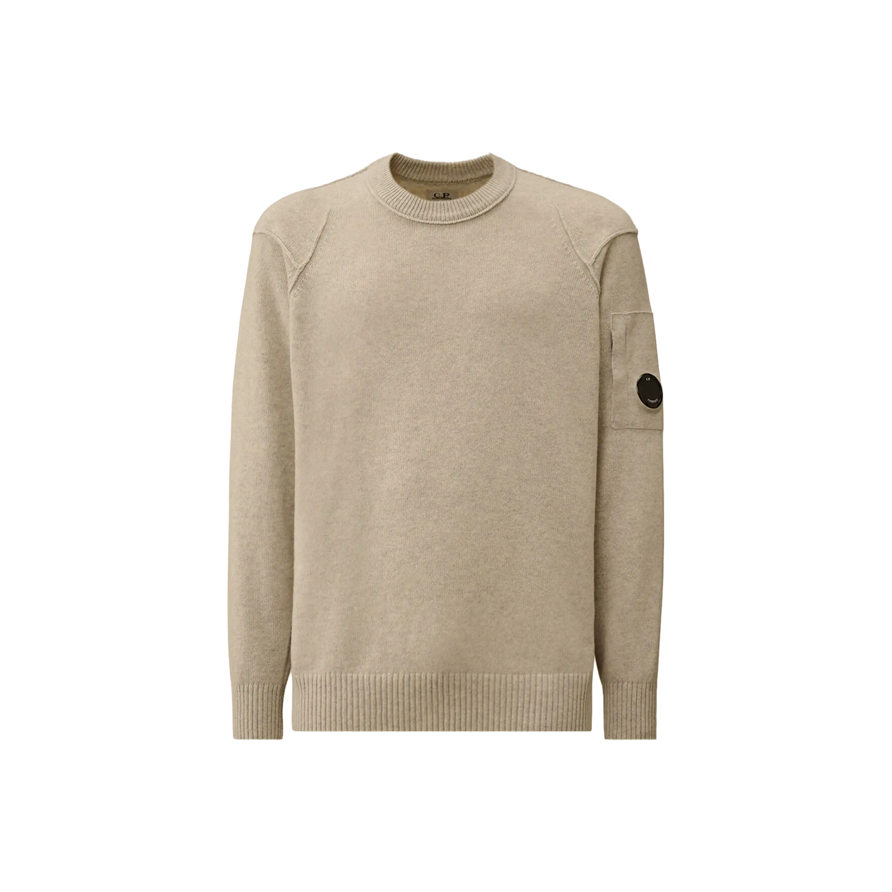 C.P. Company Lambswool GRS Crewneck Lens Sweater