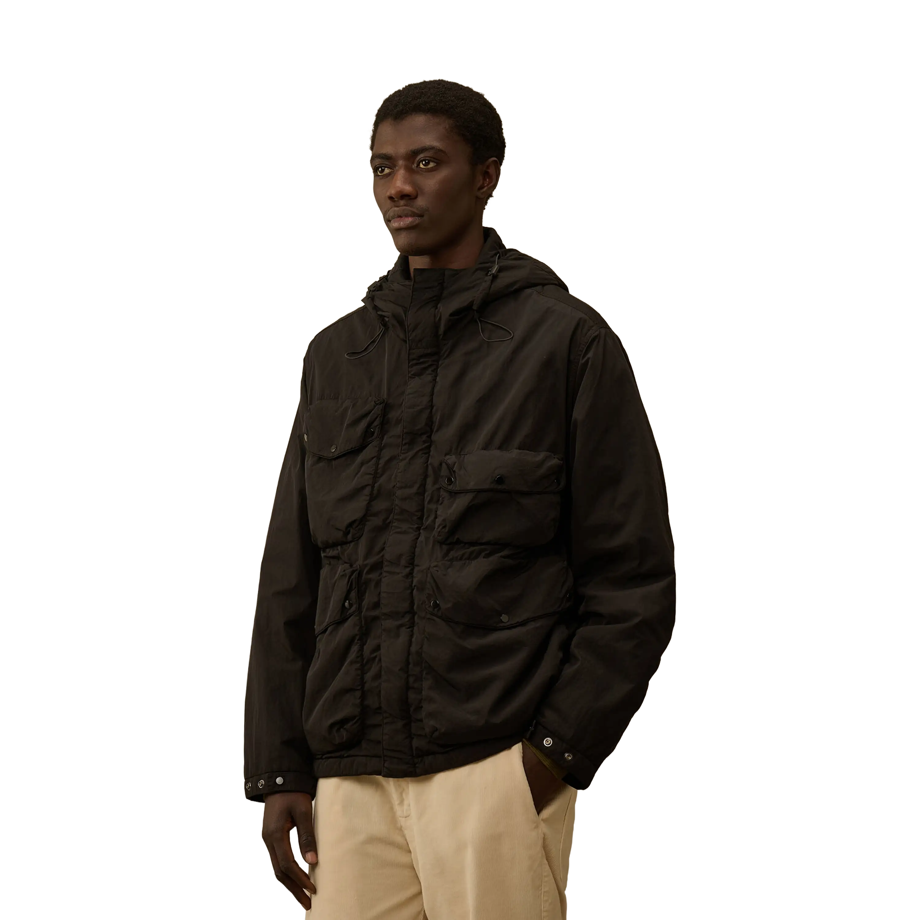 C.P. Company Chrome-R Google Jacket Black