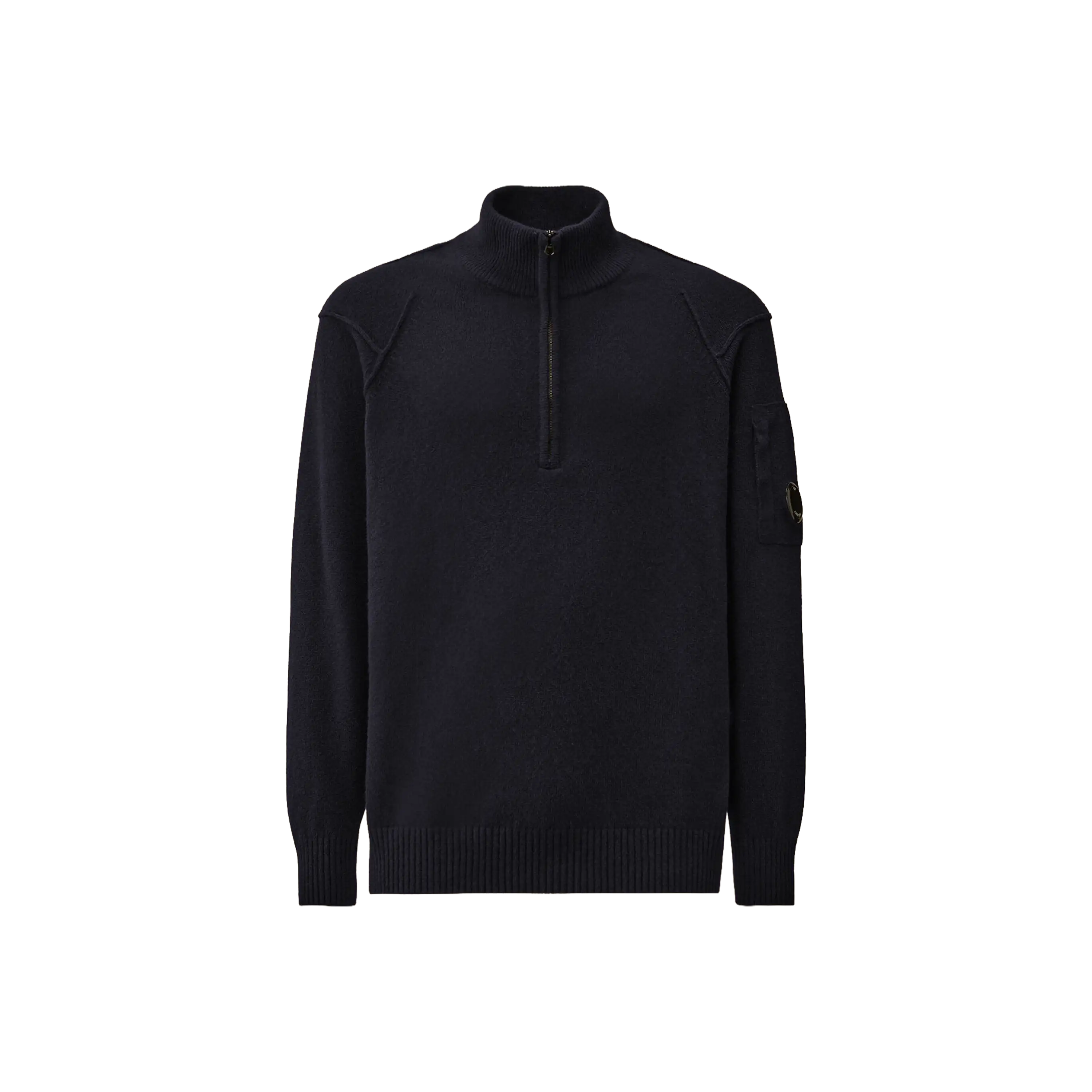 C.P. Company Lambswool GRS Half Zip Sweater