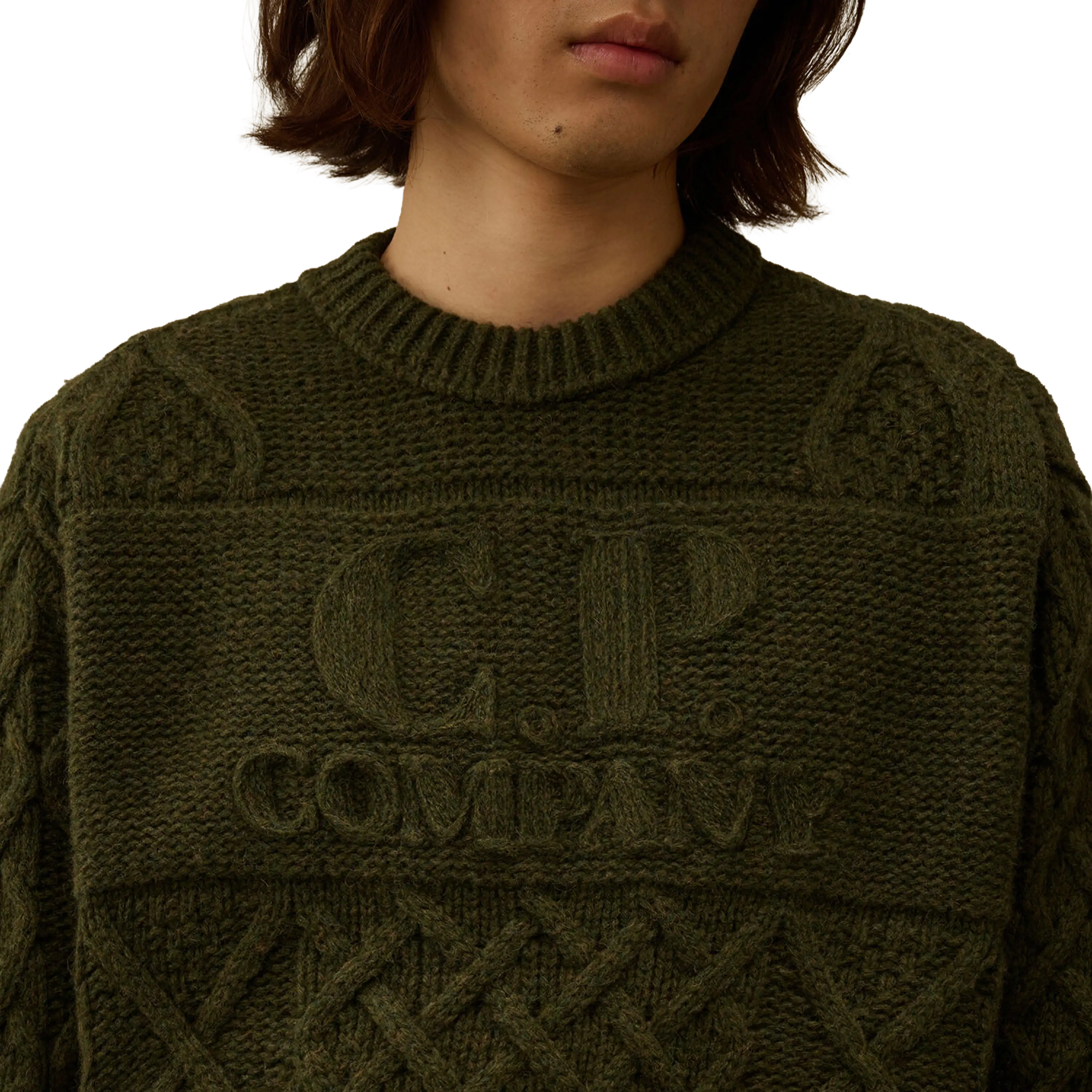 C.P. Company Wool Soft Shetland Crewneck Sweater