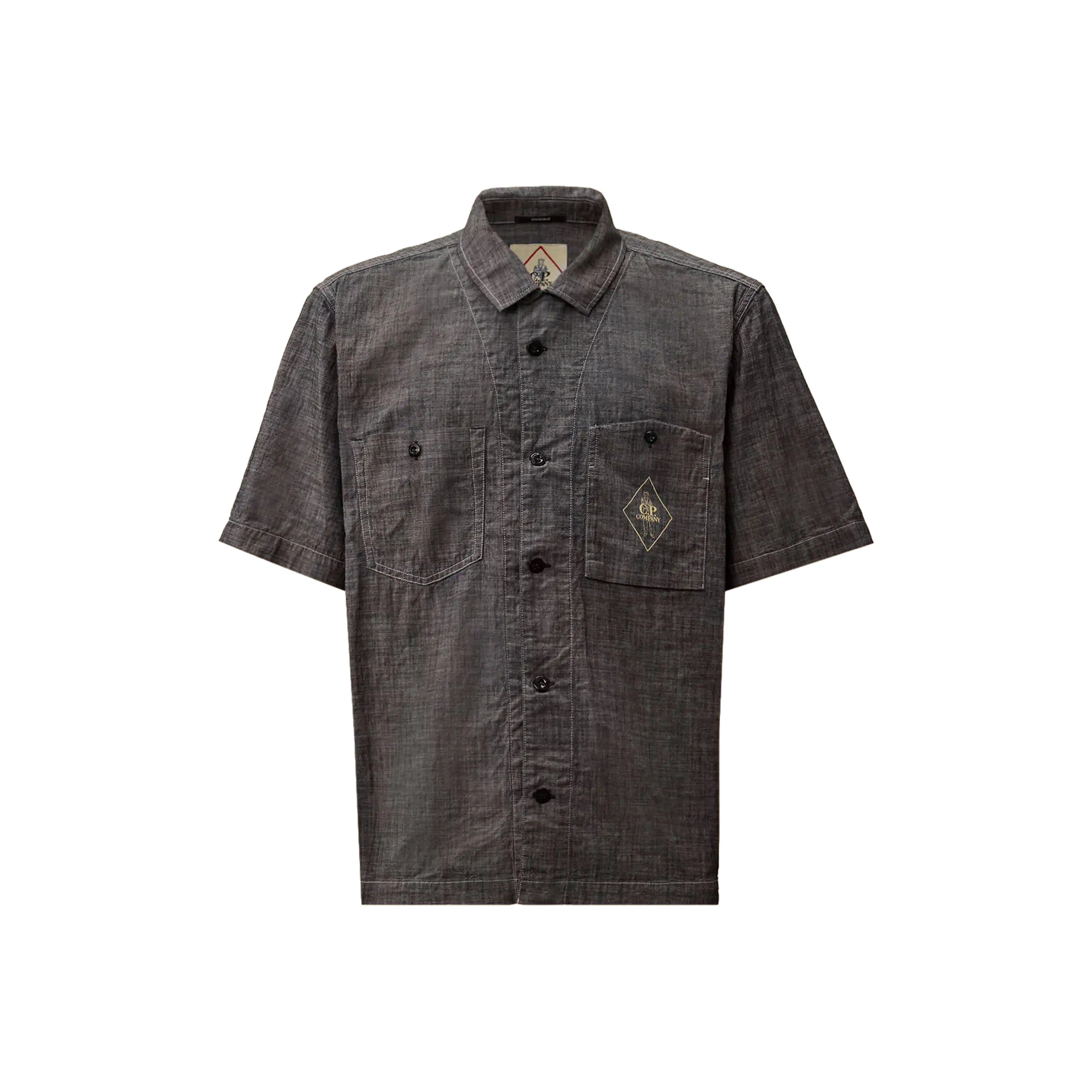 C.P. Company Chambray Short Sleeve Button Shirt