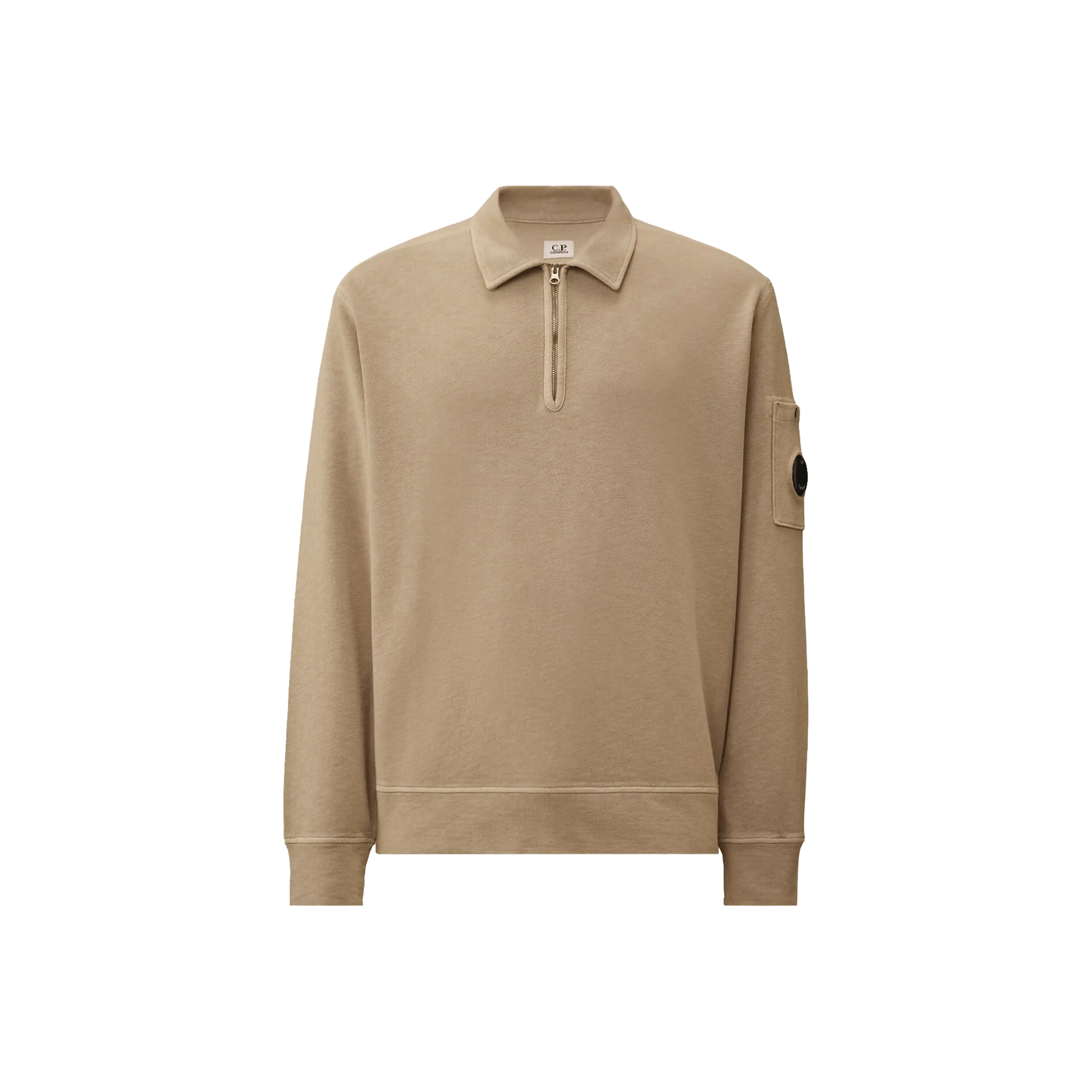 C.P. Company Mafilè Fleece Lens Half Zip Sweatshirt