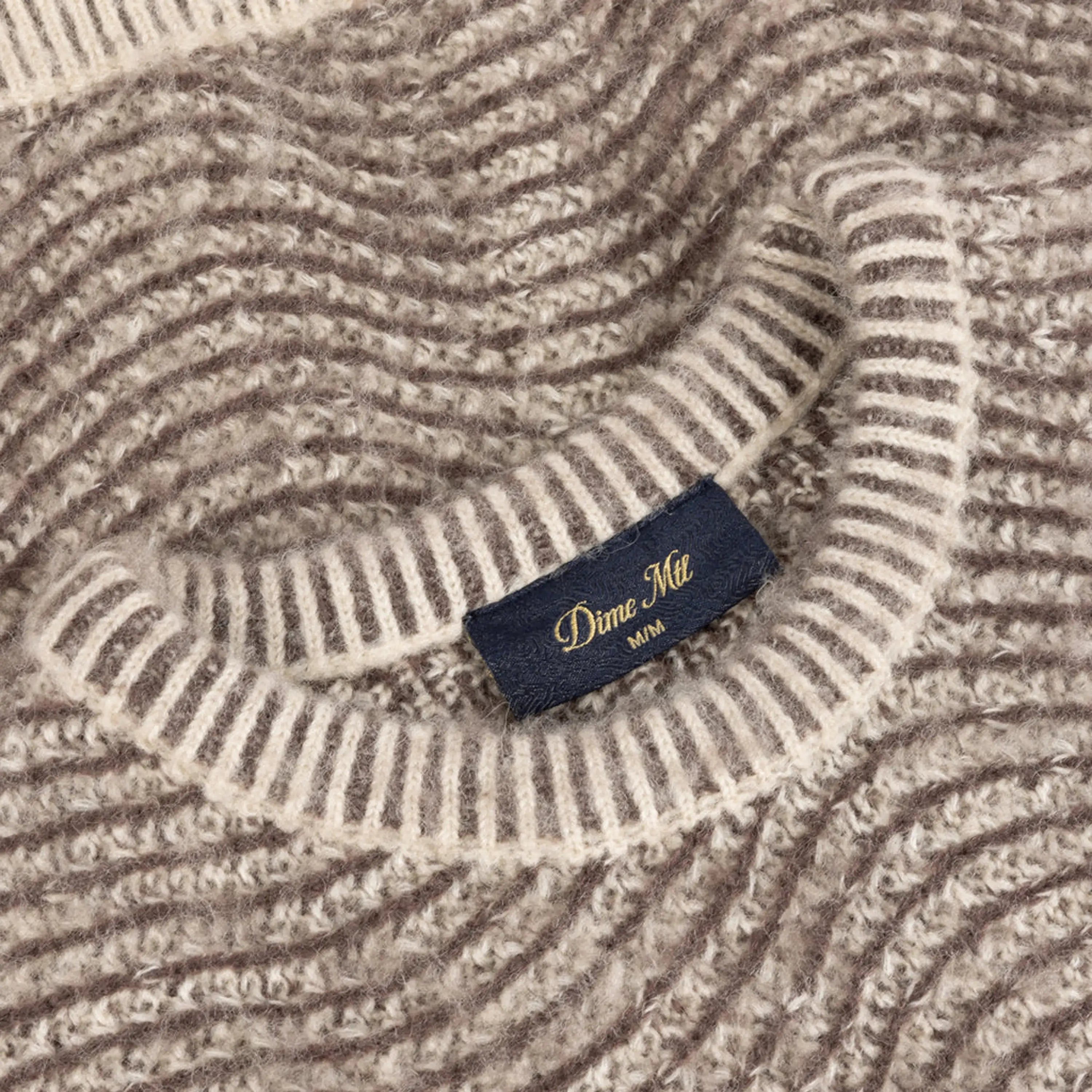 Dime Mohair Wave Knit