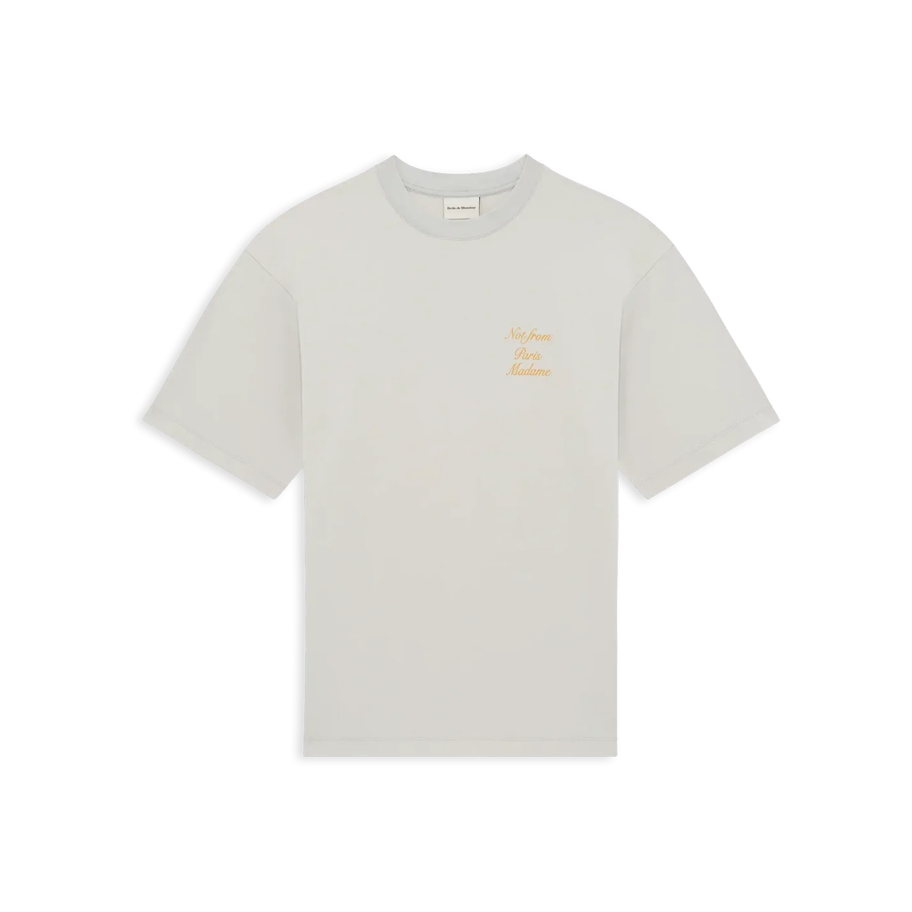 Drôle De Monsieur Le T-Shirt Slogan Calligraphie
