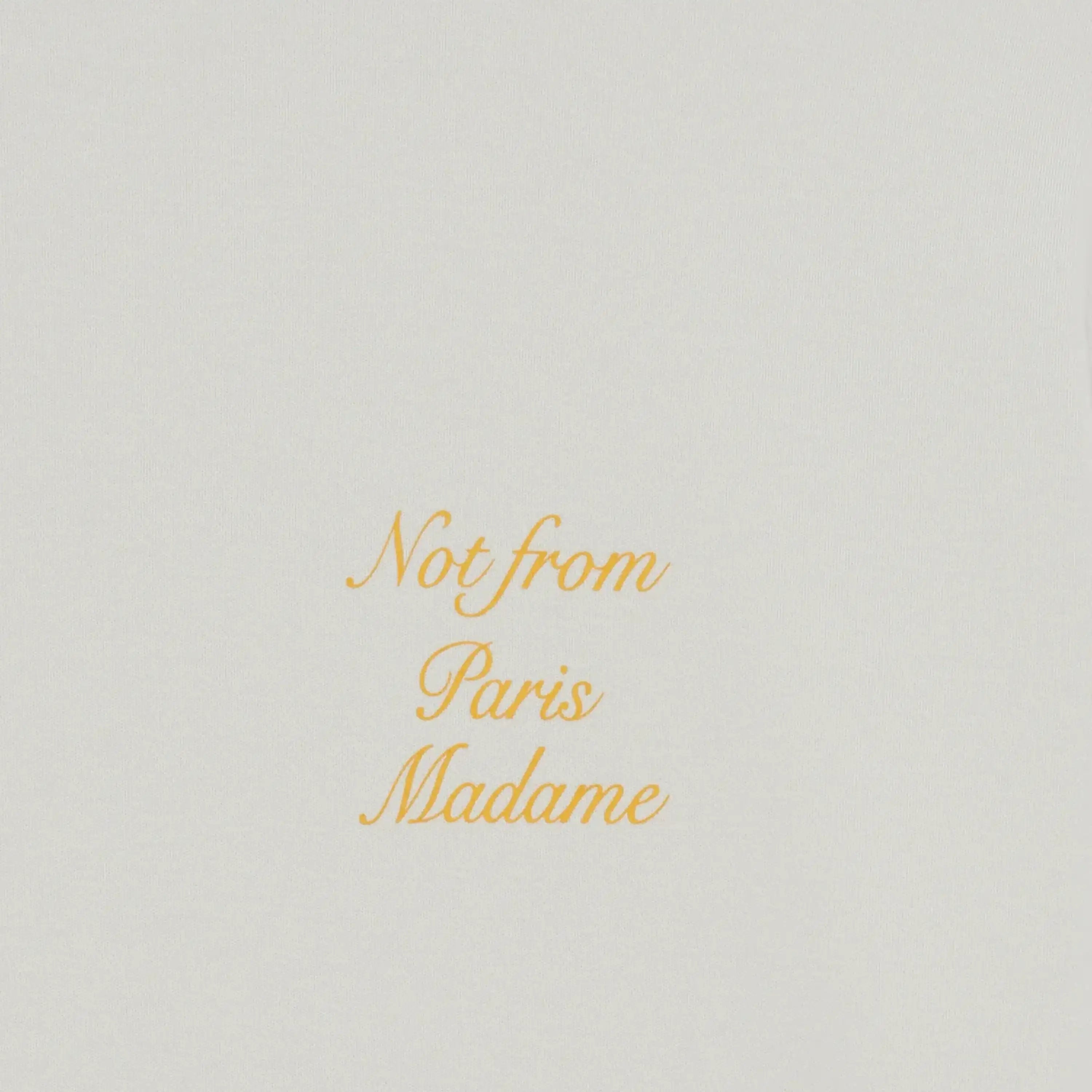 Drôle De Monsieur Le T-Shirt Slogan Calligraphie