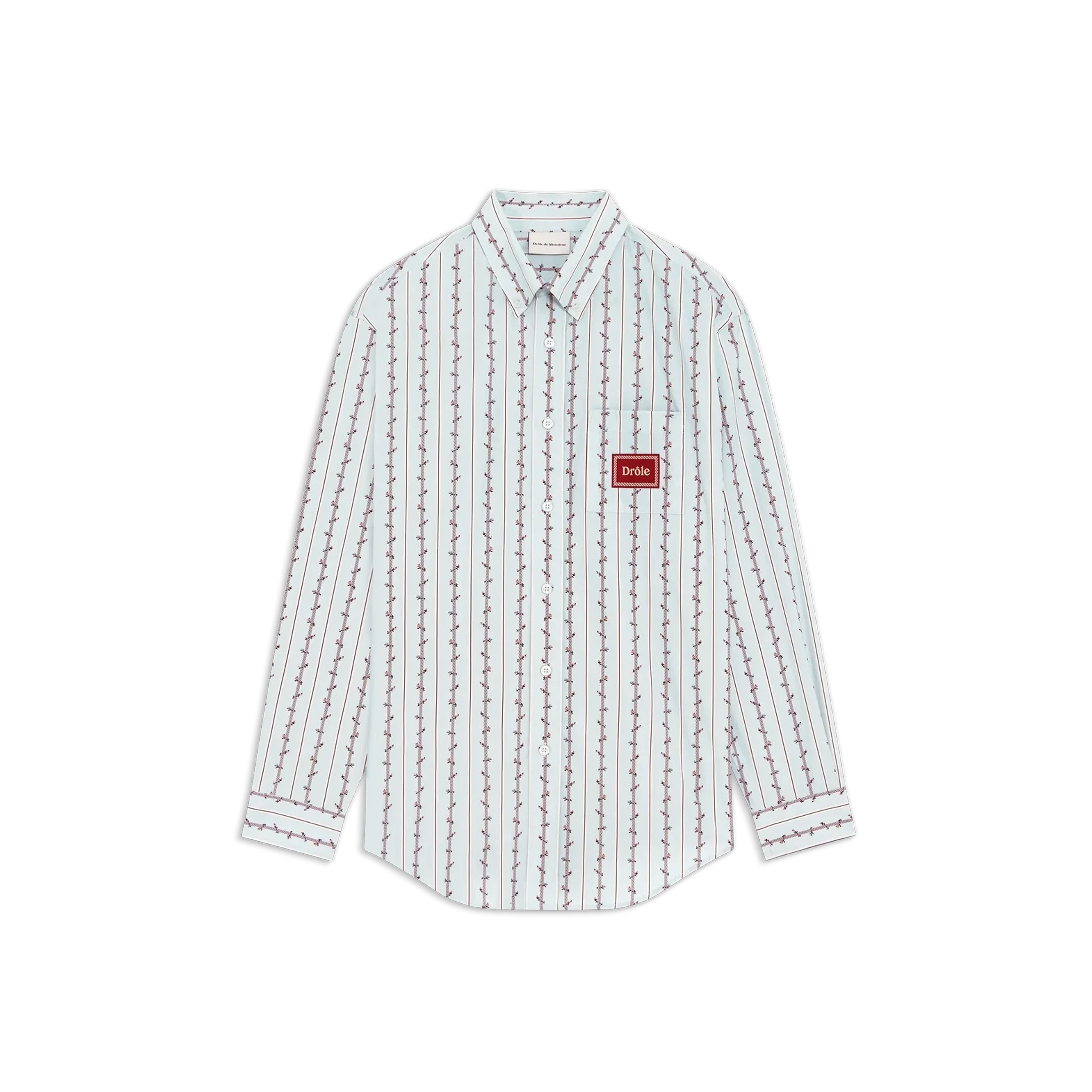 Drôle De Monsieur La Chemise Fleurs Tressées