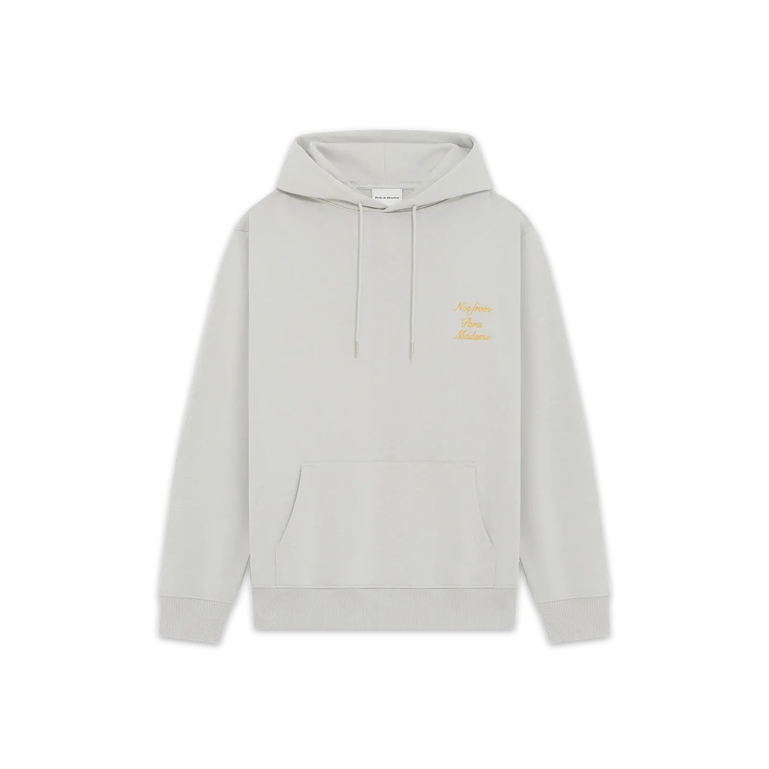 Drôle De Monsieur Le Hoodie Slogan Calligraphie