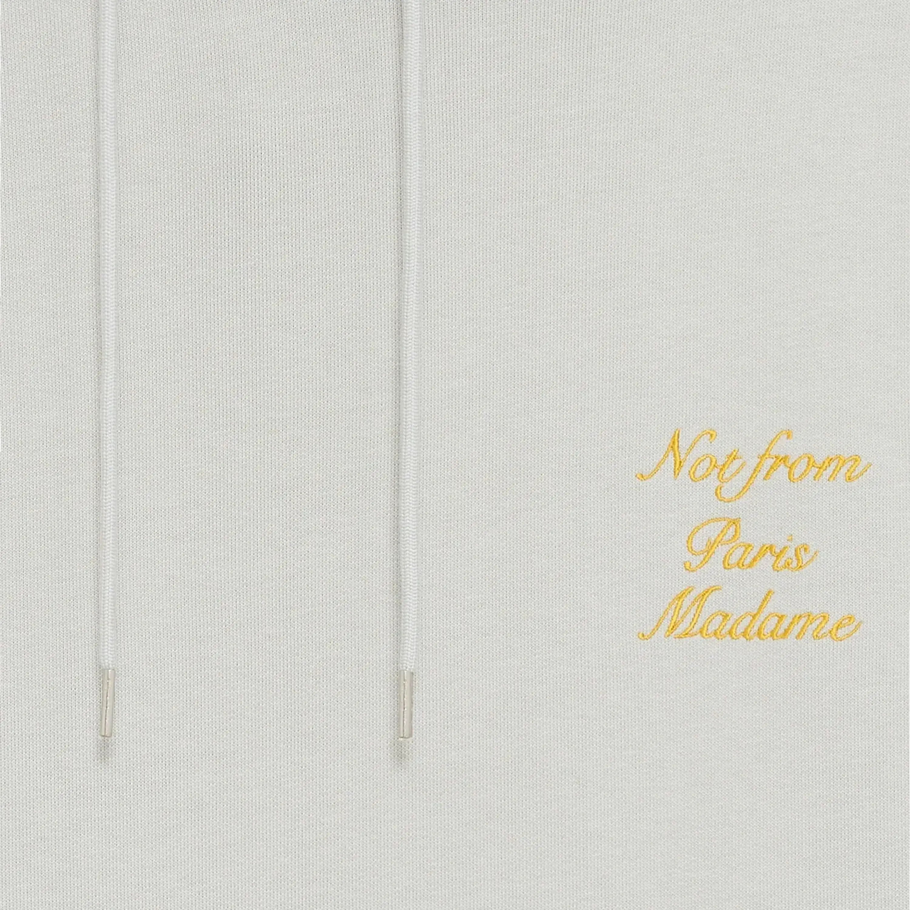 Drôle De Monsieur Le Hoodie Slogan Calligraphie