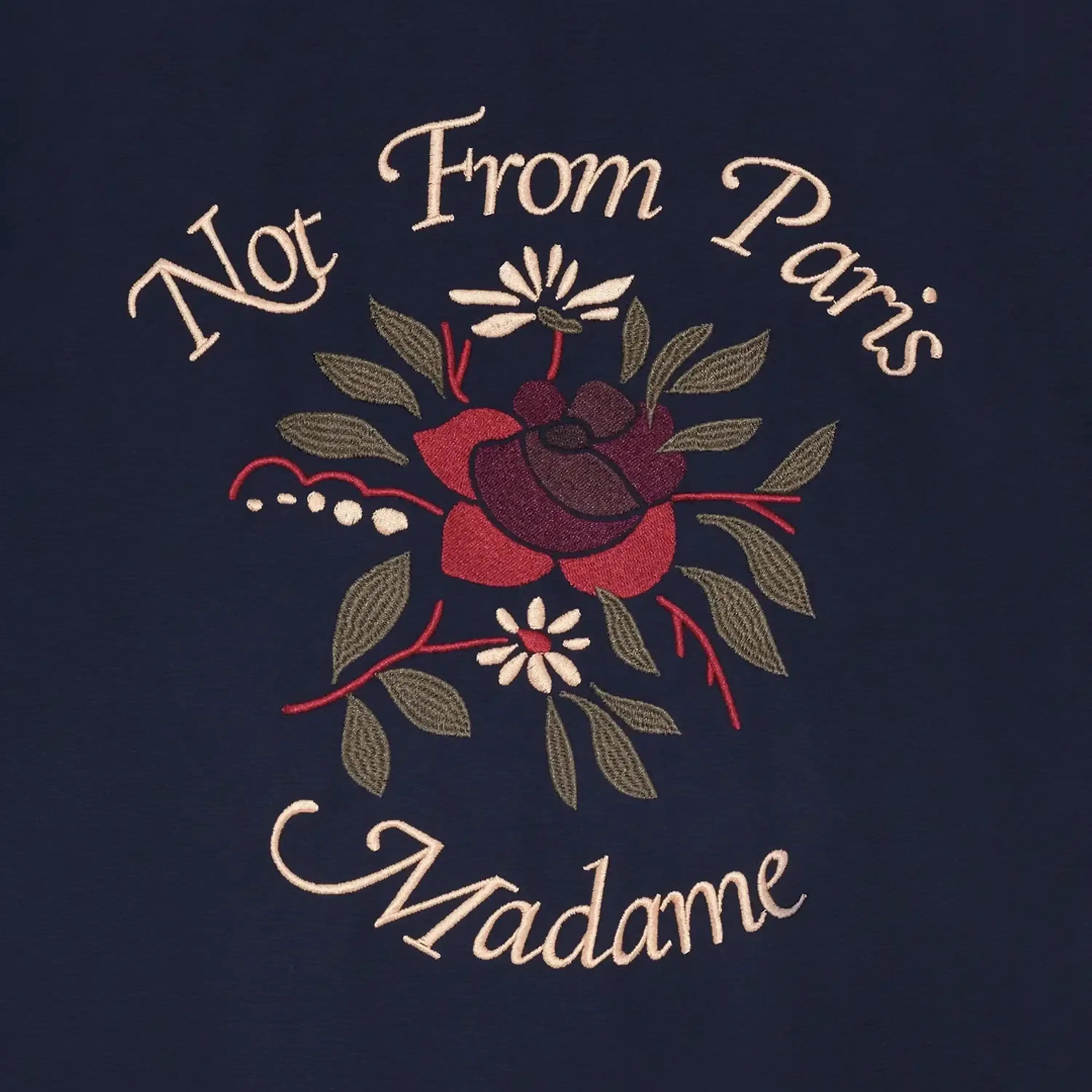 Drôle De Monsieur Slogan Rose Bomber